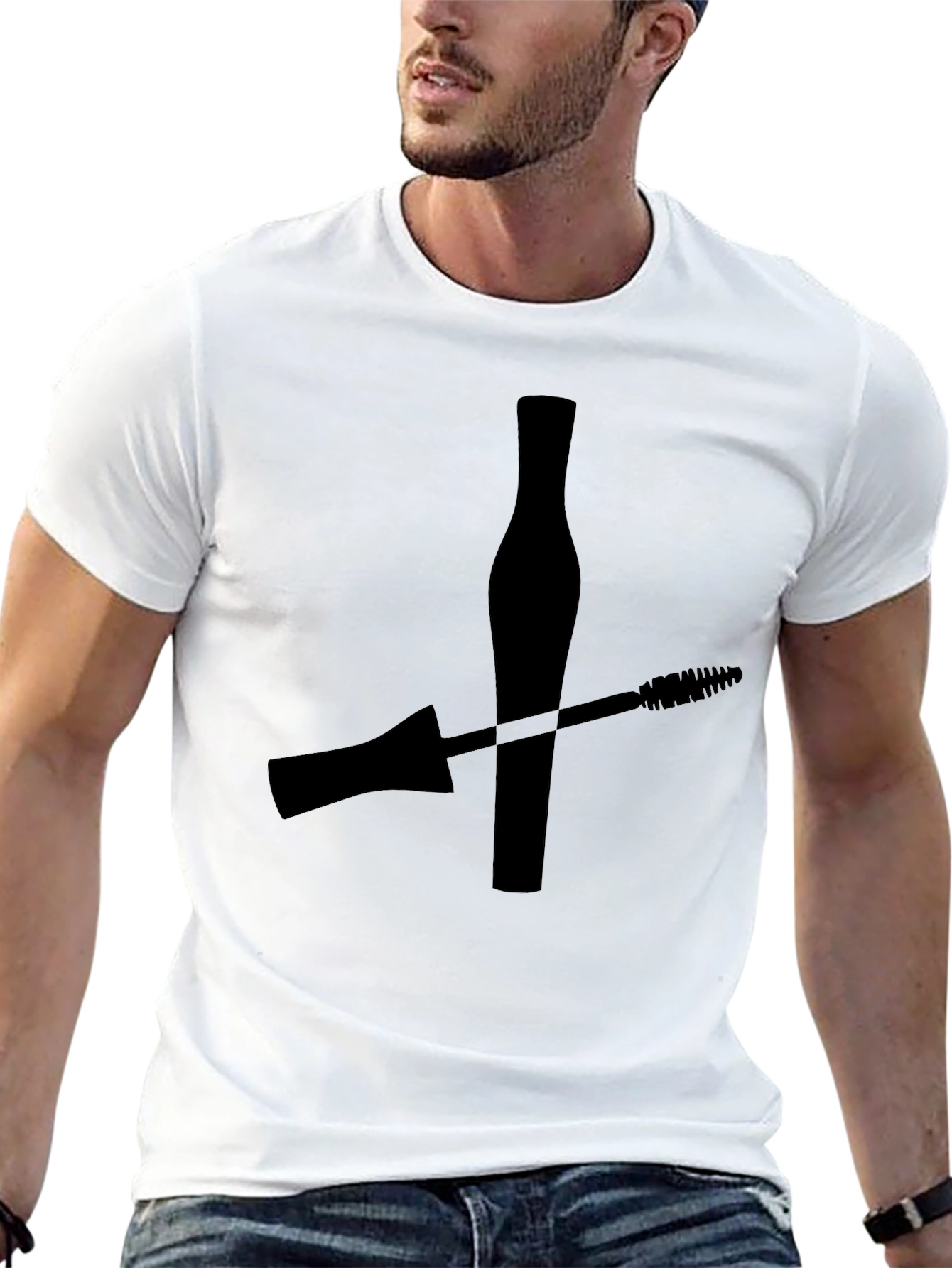 Mascara Graphic Print T-Shirt - Classic Unisex Style
