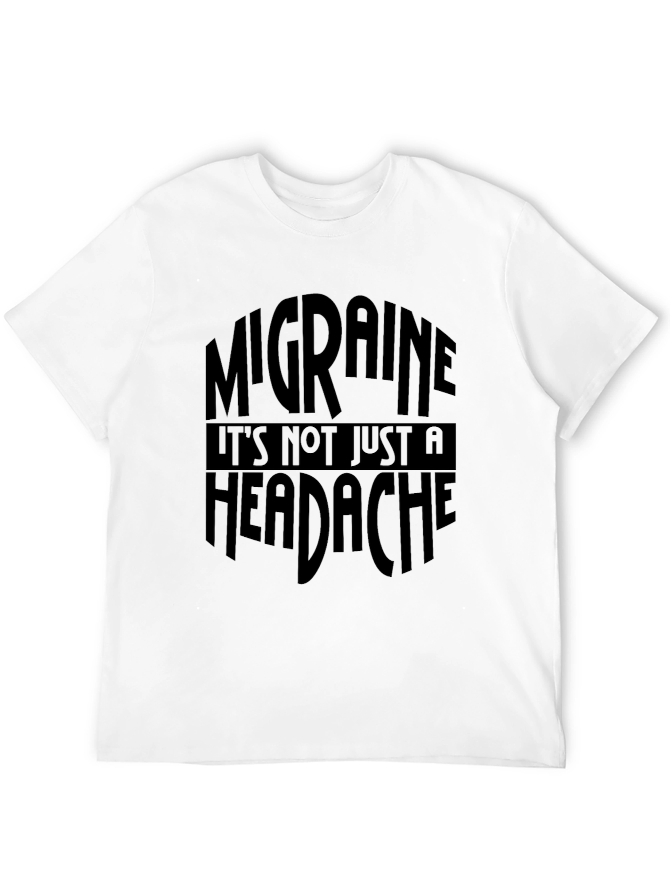Migraine Awareness T-Shirt - Its Not Just A Headache