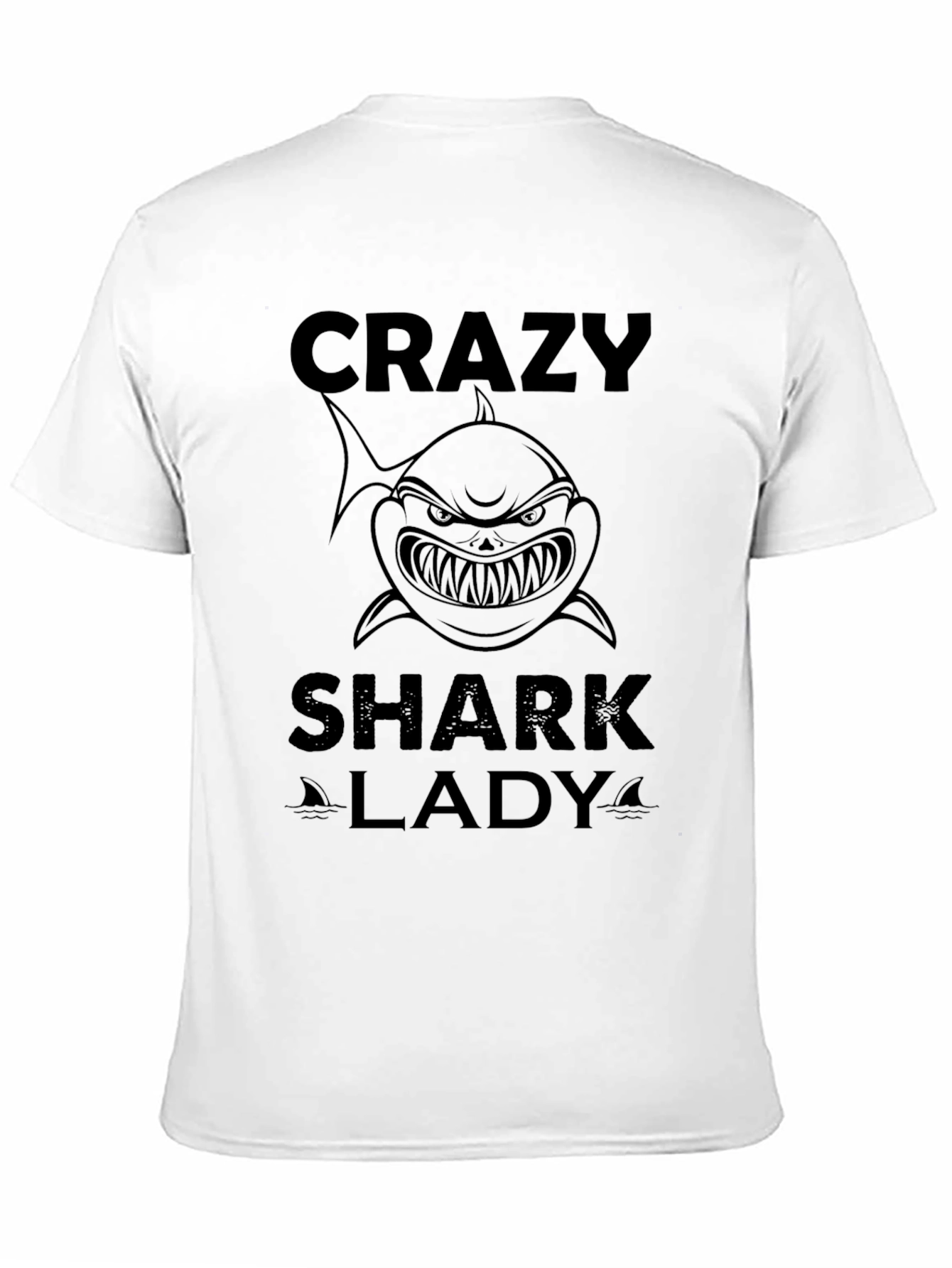 Crazy Shark Lady T-Shirt