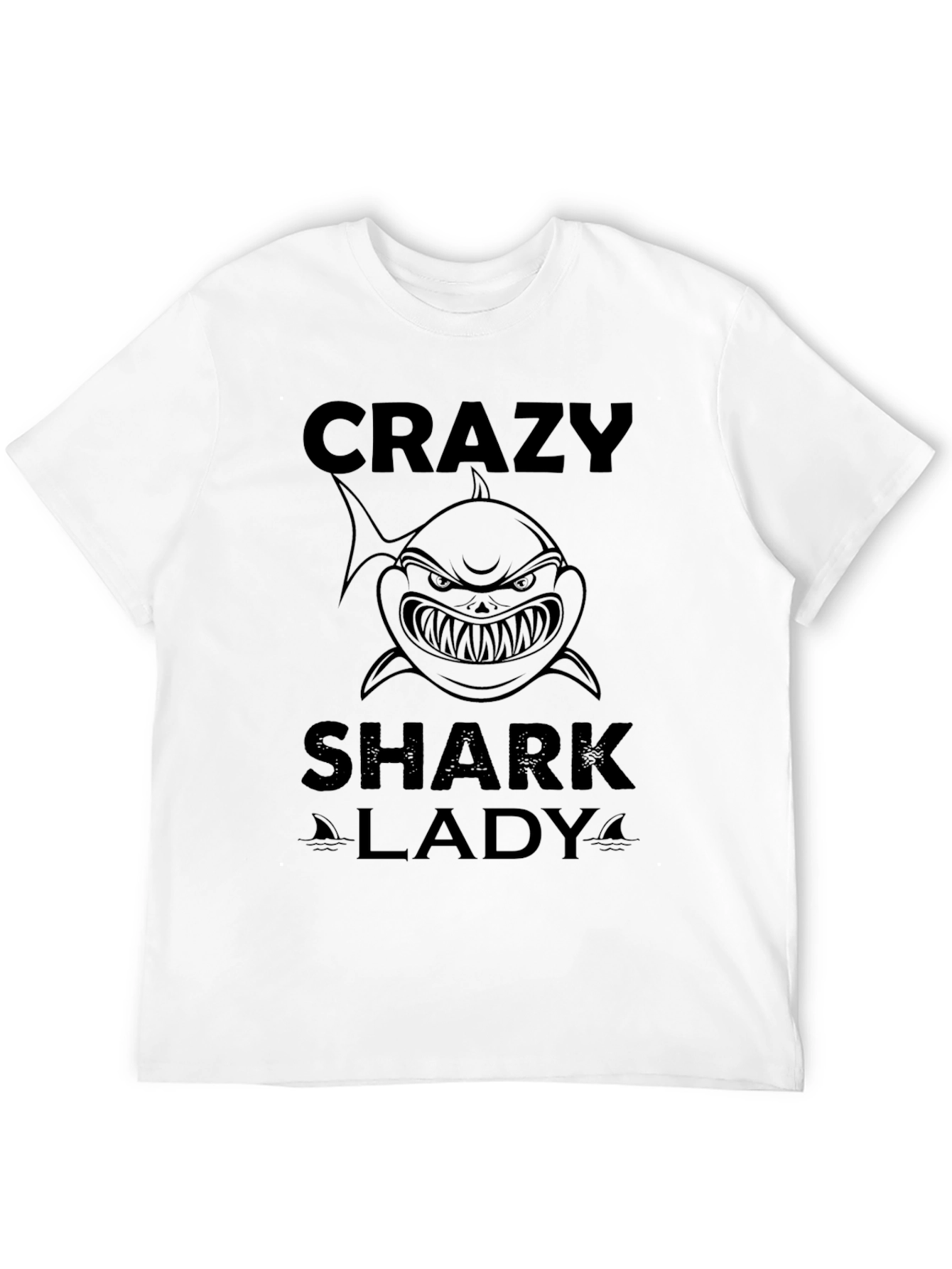 Crazy Shark Lady T-Shirt