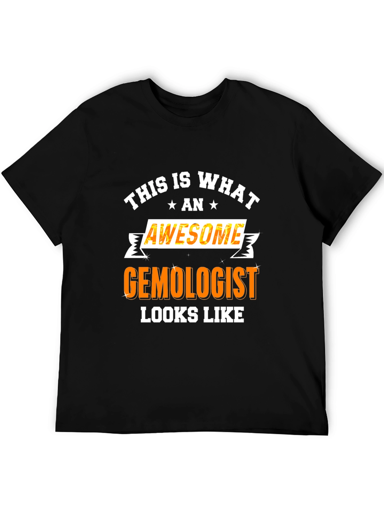 Awesome Gemologist Graphic Tee - Black