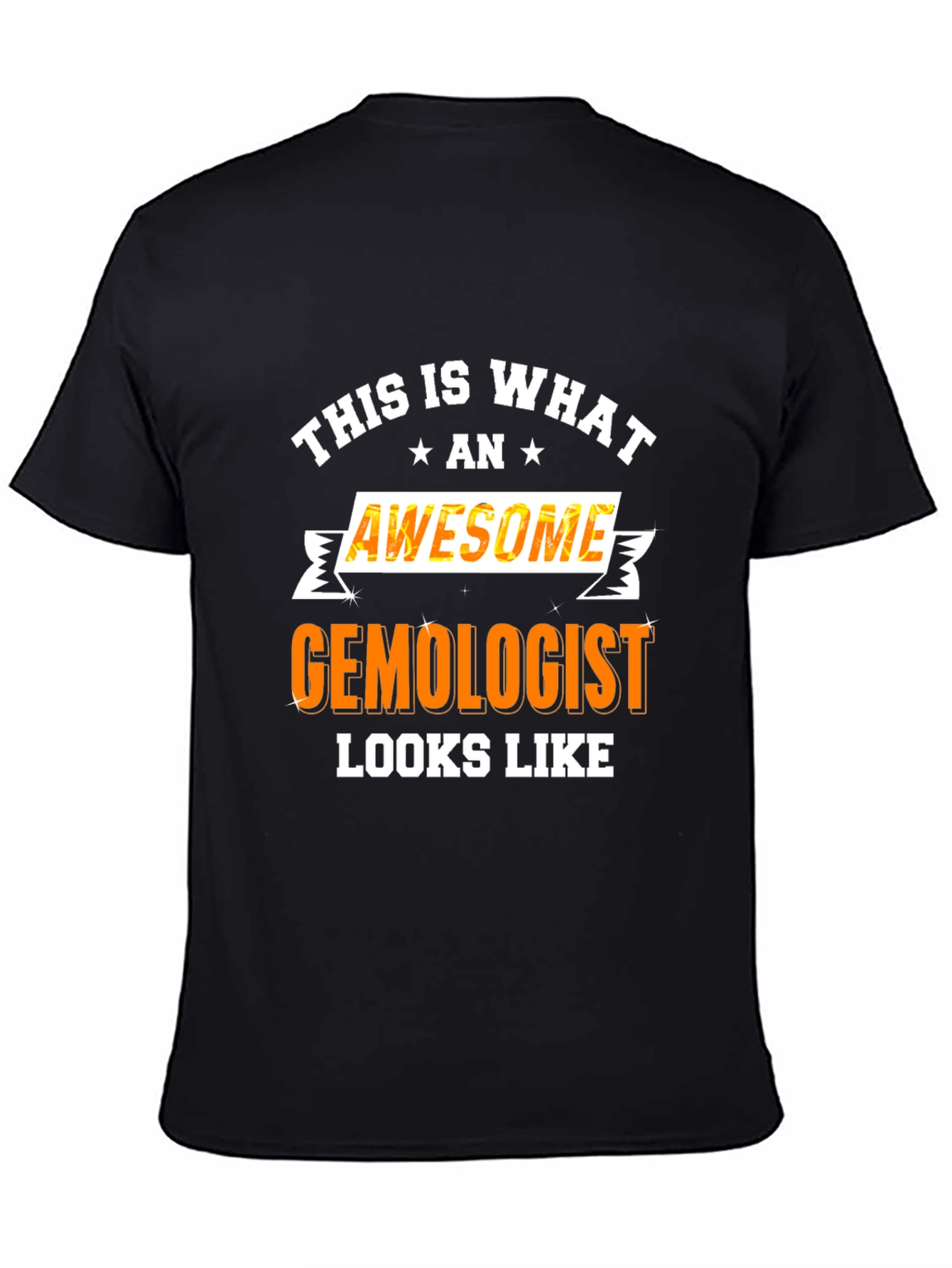 Awesome Gemologist Graphic Tee - Black