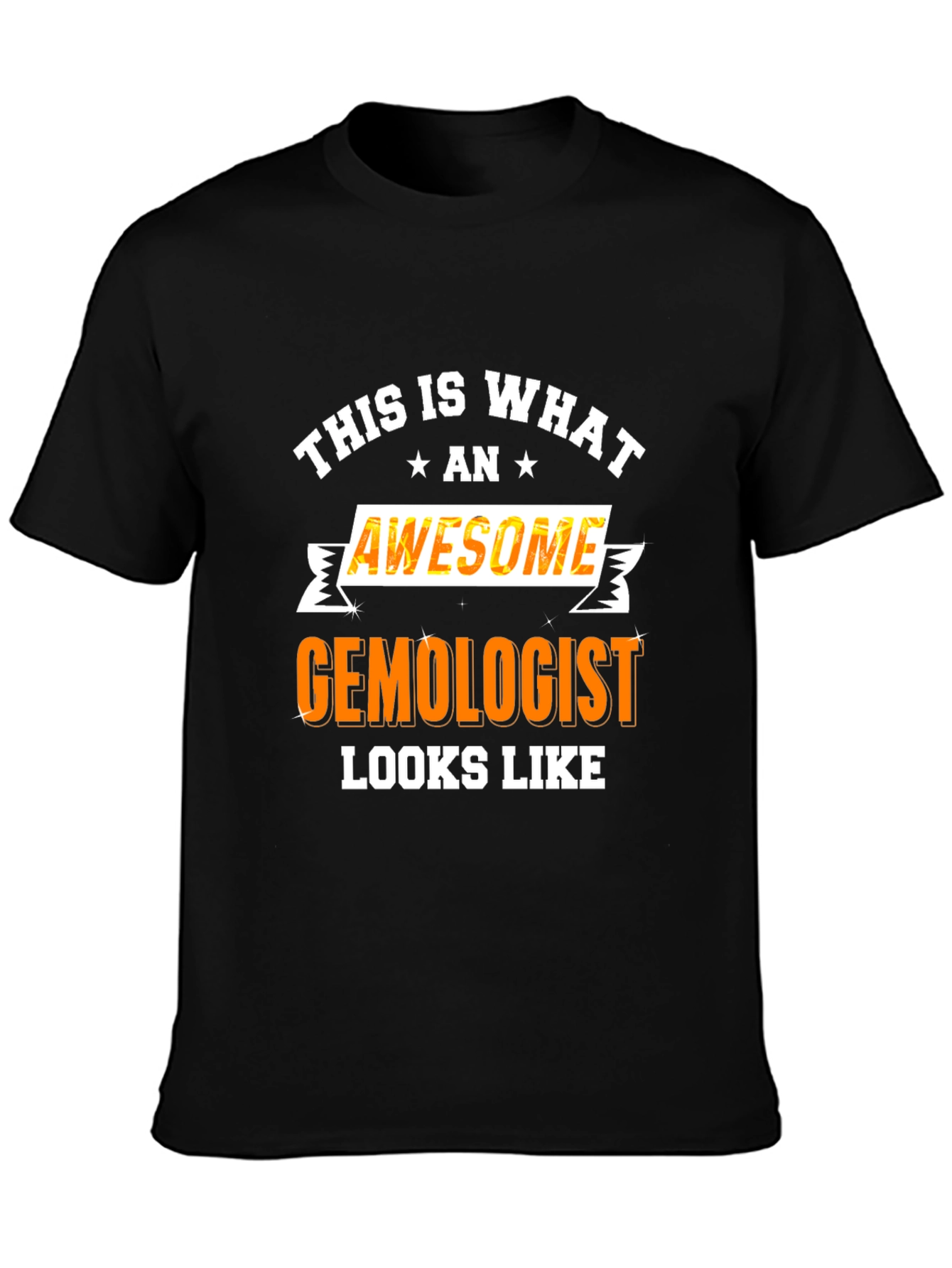 Awesome Gemologist Graphic Tee - Black