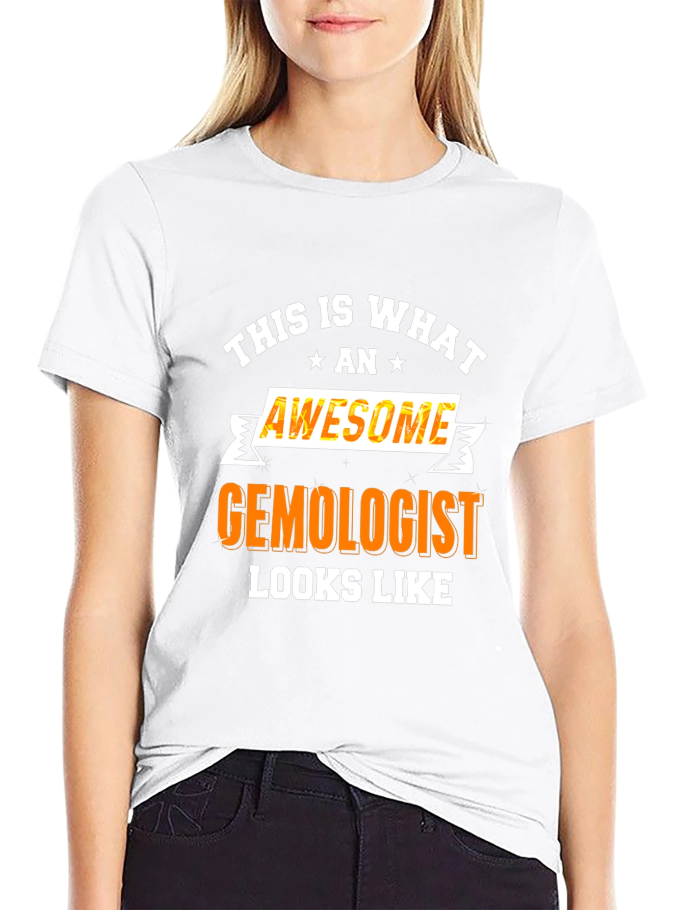 Awesome Gemologist Graphic Tee - Black