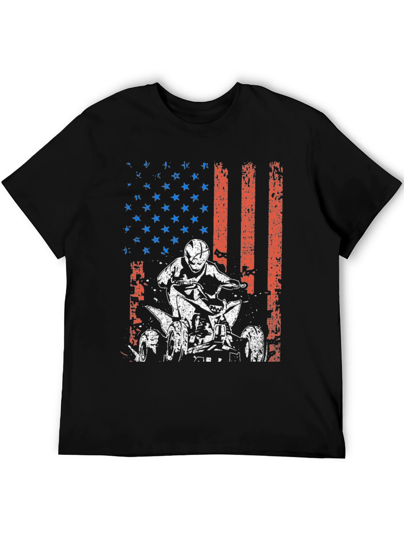 American Flag ATV Rider Graphic Tee
