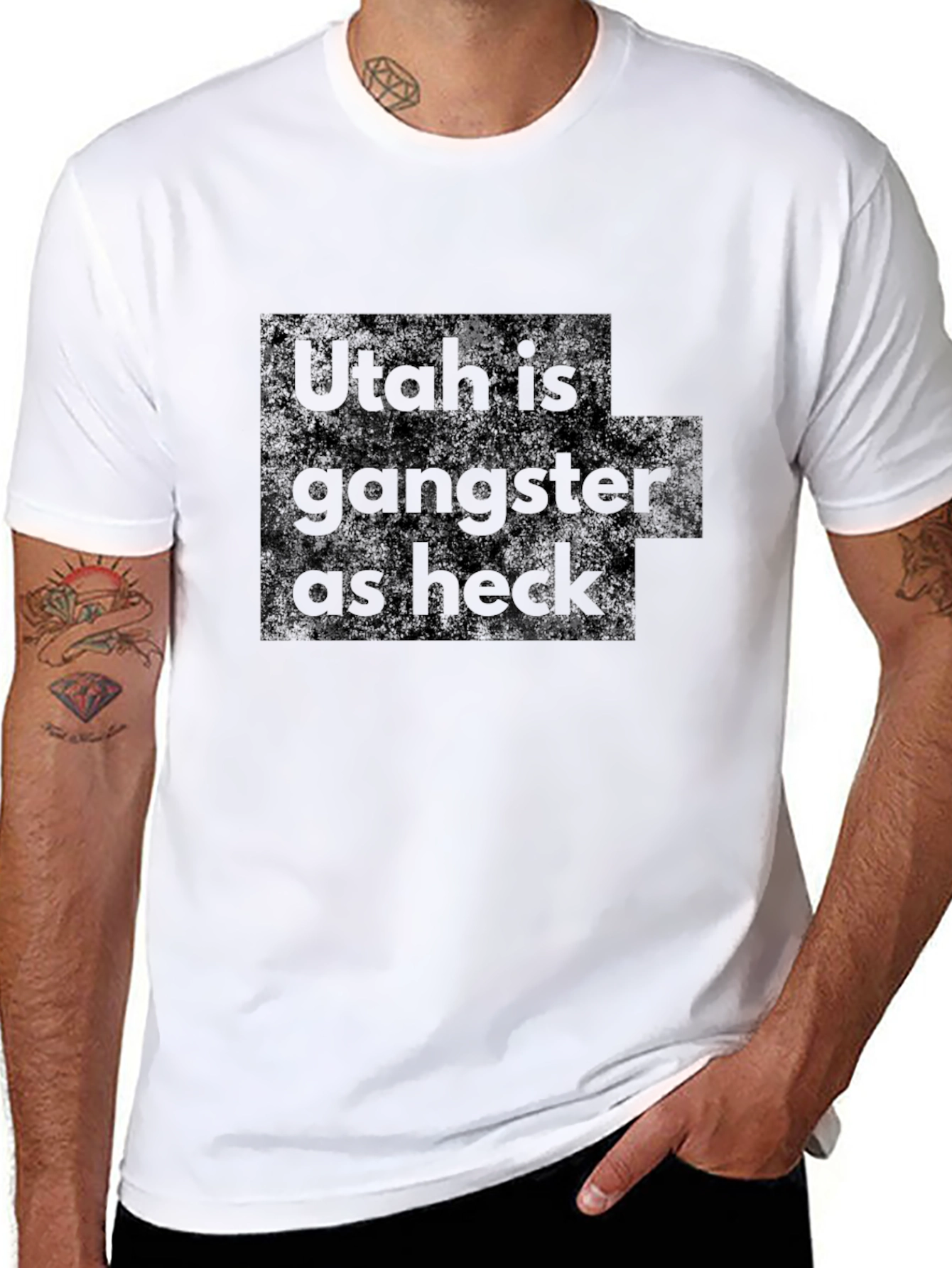 Utah is Gangster as Heck Graphic Tee