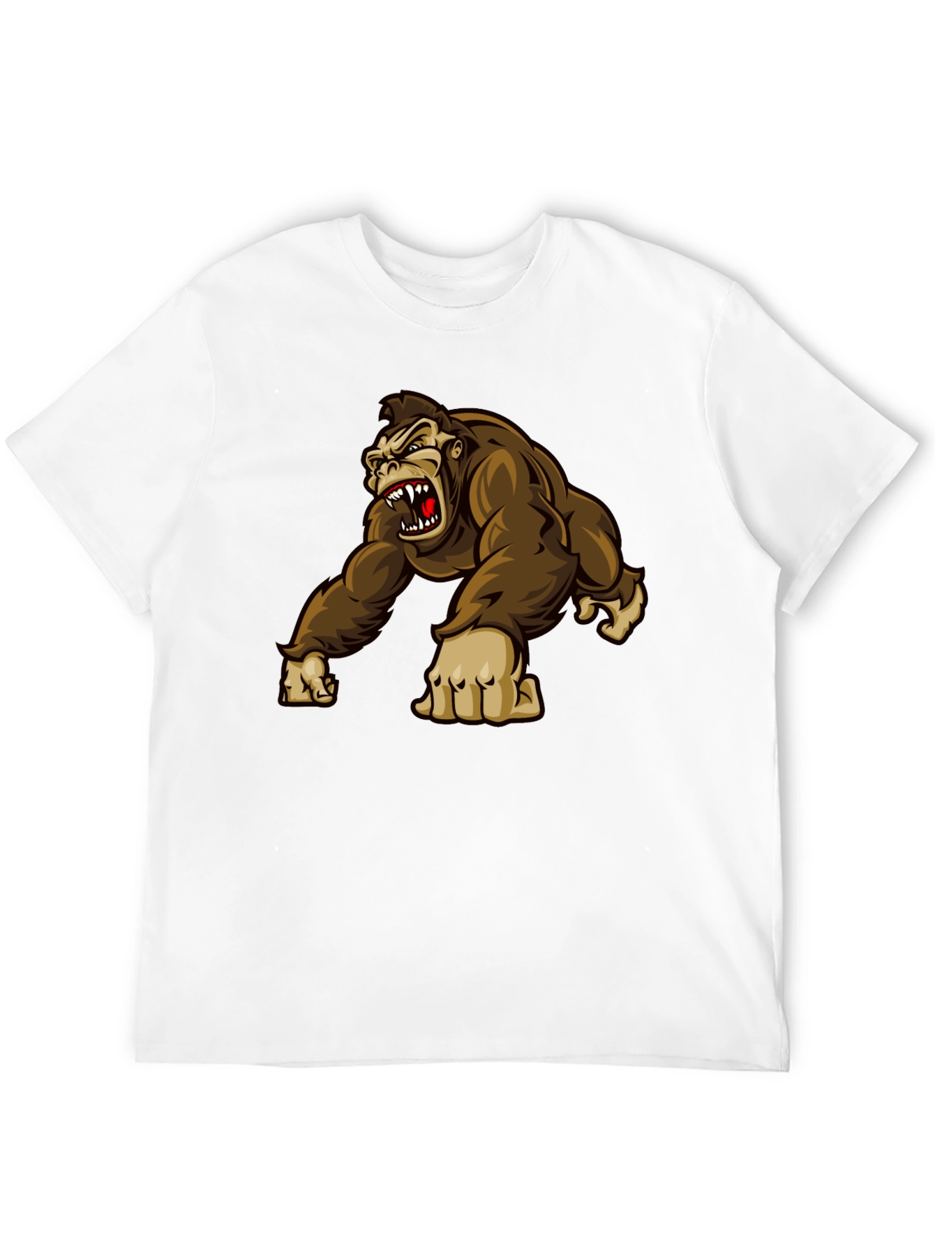 Angry Gorilla Graphic Tee - Black T-Shirt
