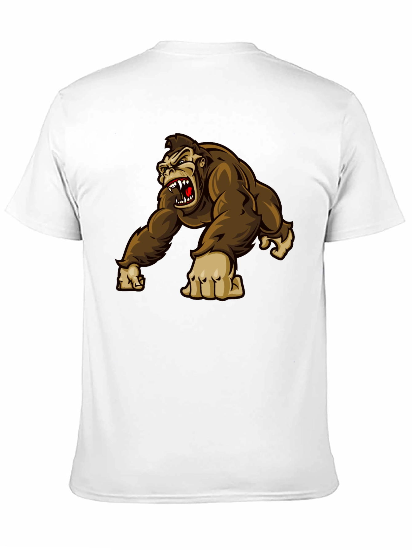 Angry Gorilla Graphic Tee - Black T-Shirt