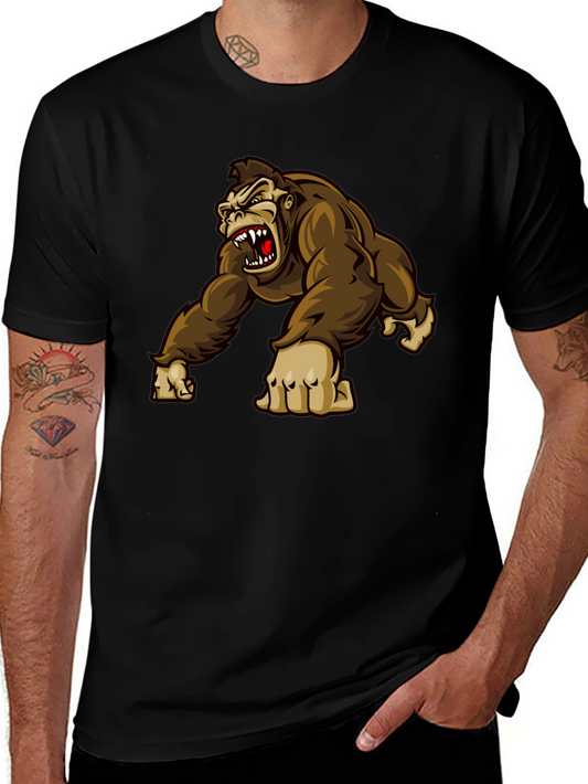 Angry Gorilla Graphic Tee - Black T-Shirt