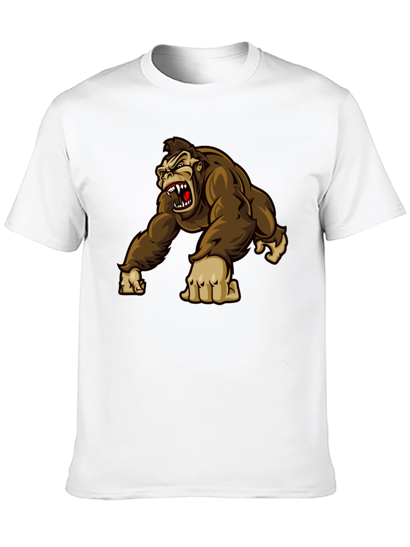 Angry Gorilla Graphic Tee - Black T-Shirt