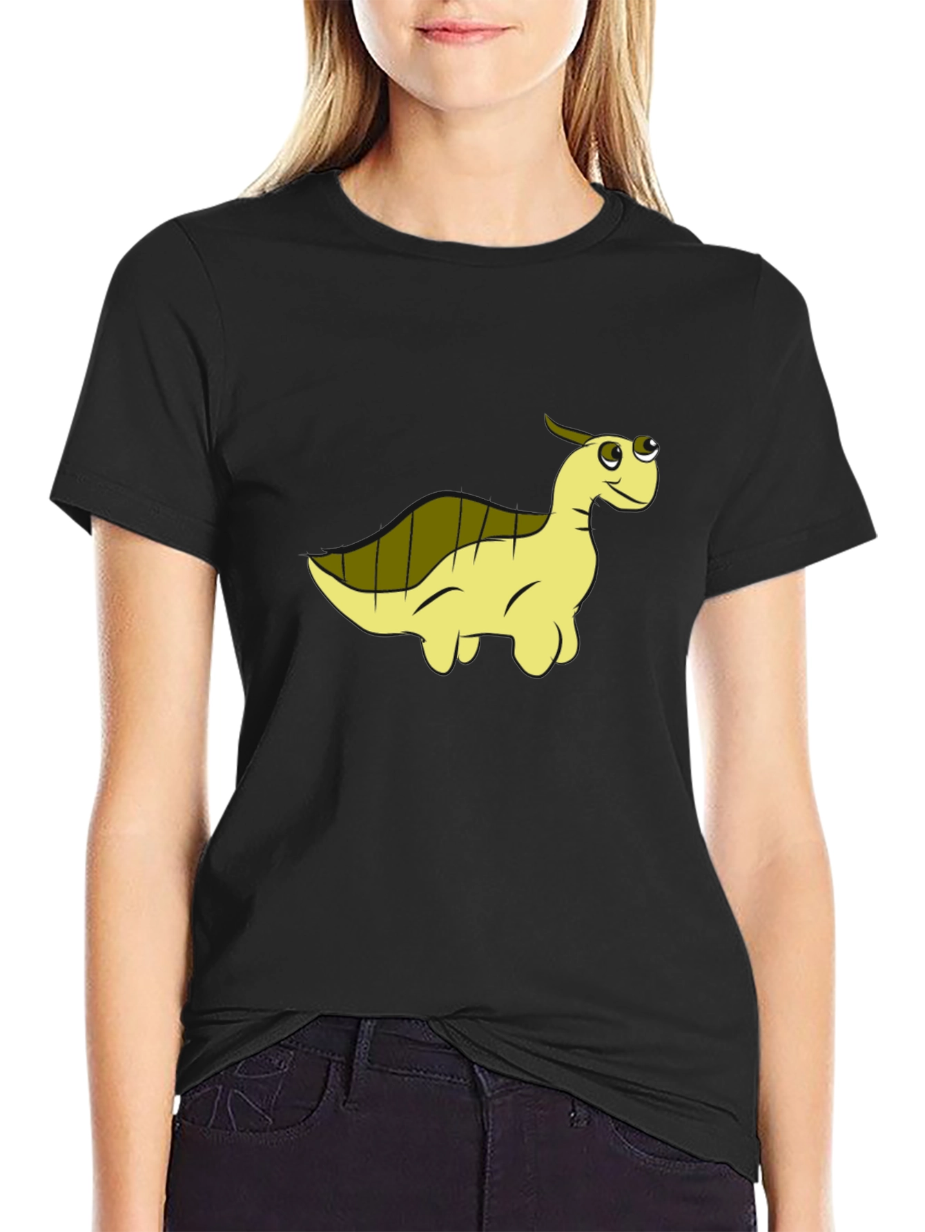 Cute Dinosaur Graphic T-Shirt