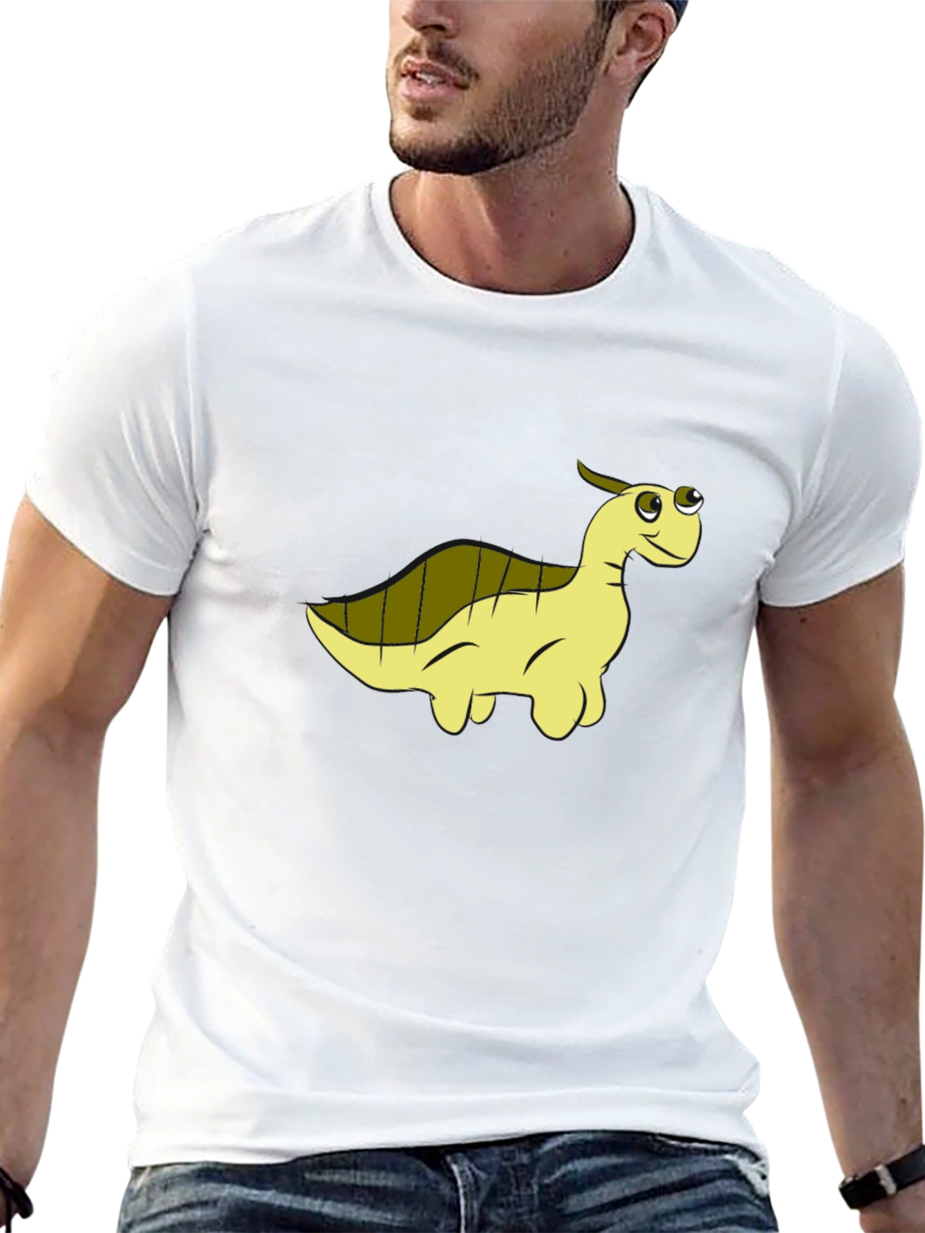 Cute Dinosaur Graphic T-Shirt