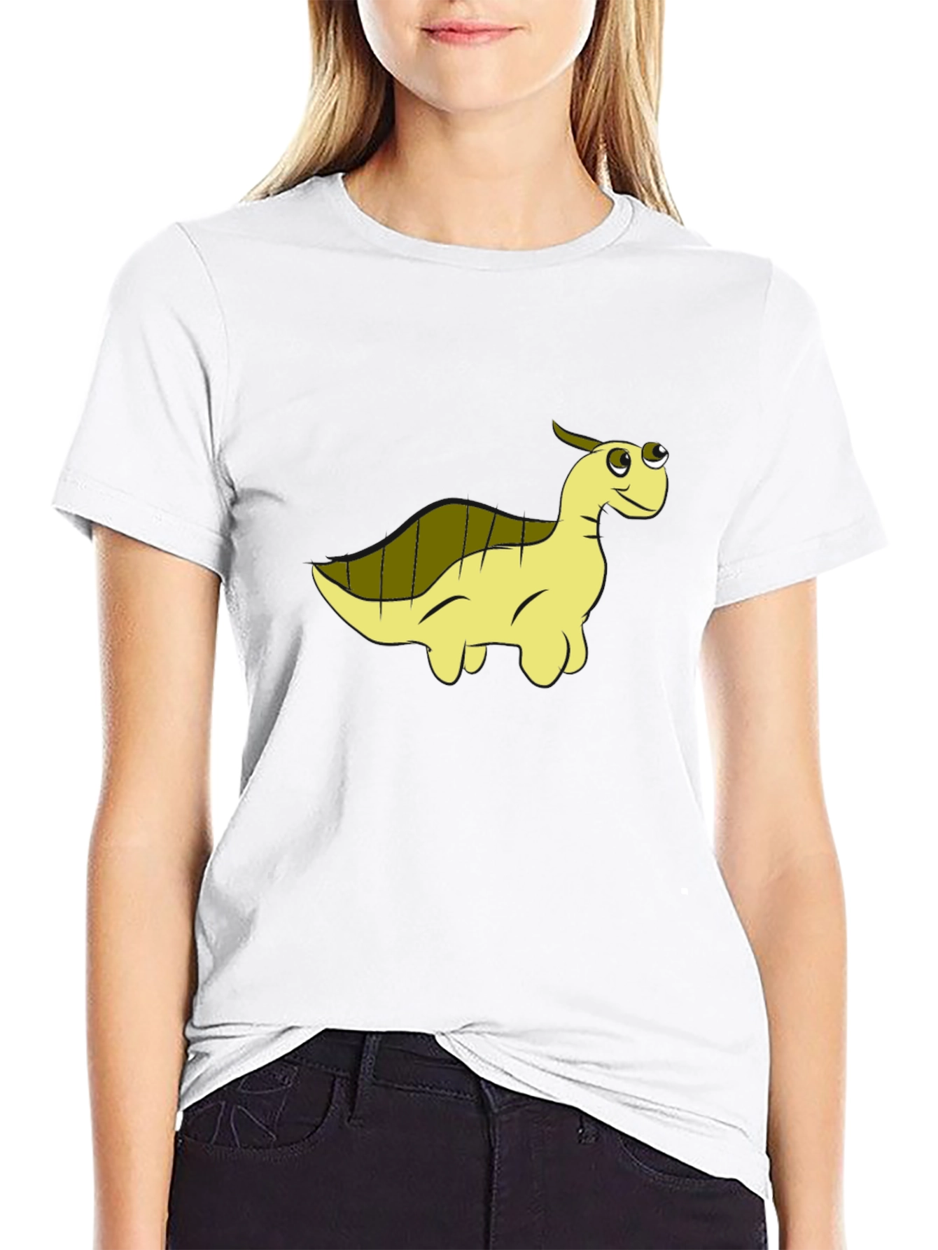 Cute Dinosaur Graphic T-Shirt