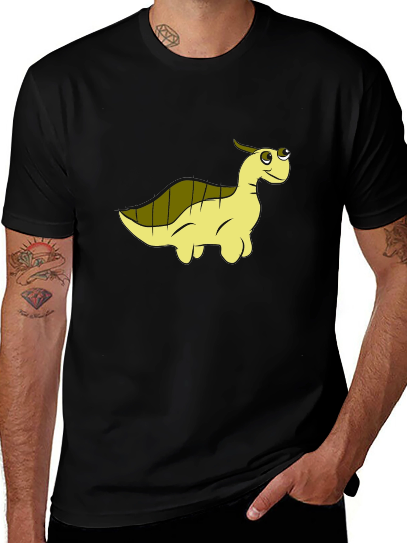 Cute Dinosaur Graphic T-Shirt