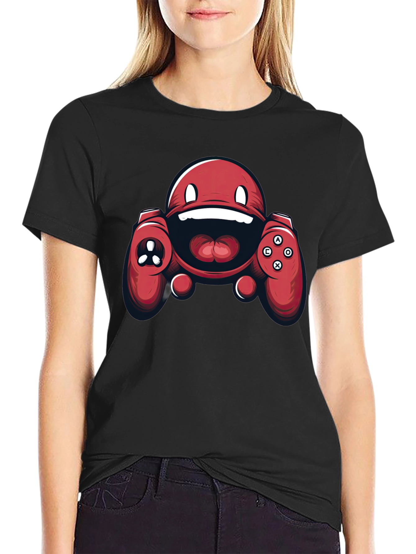 Gamer Monster Graphic T-Shirt - Cool Novelty Tee