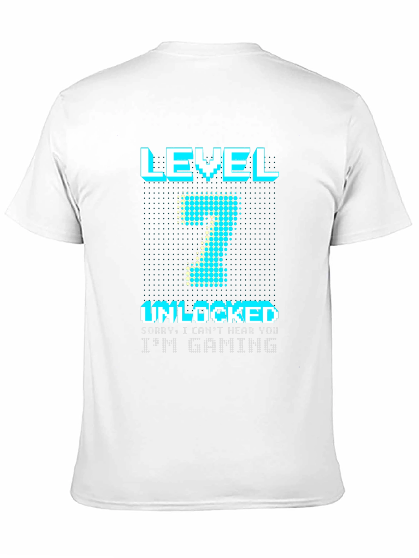 Level 7 Unlocked Gaming T-Shirt - Black