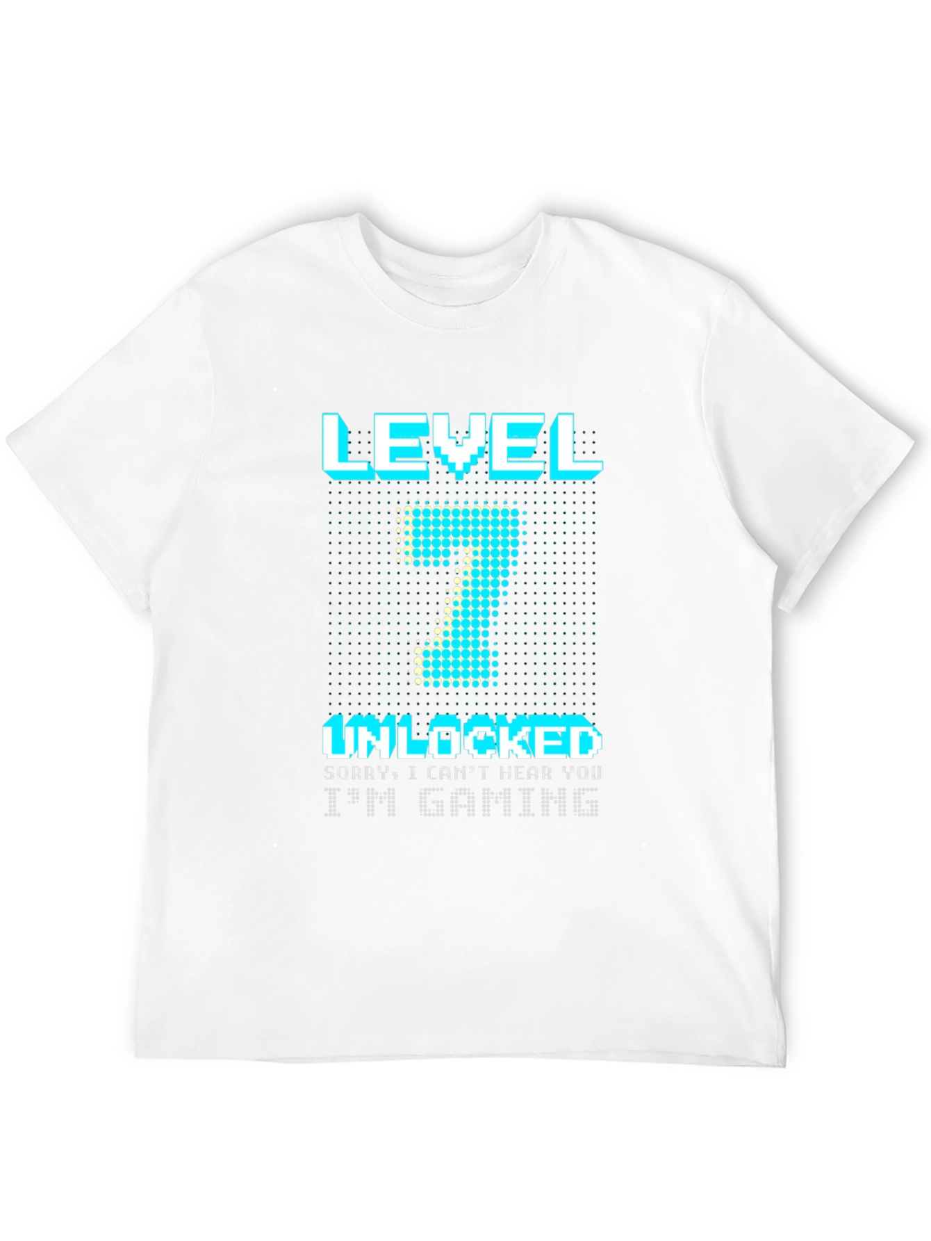 Level 7 Unlocked Gaming T-Shirt - Black
