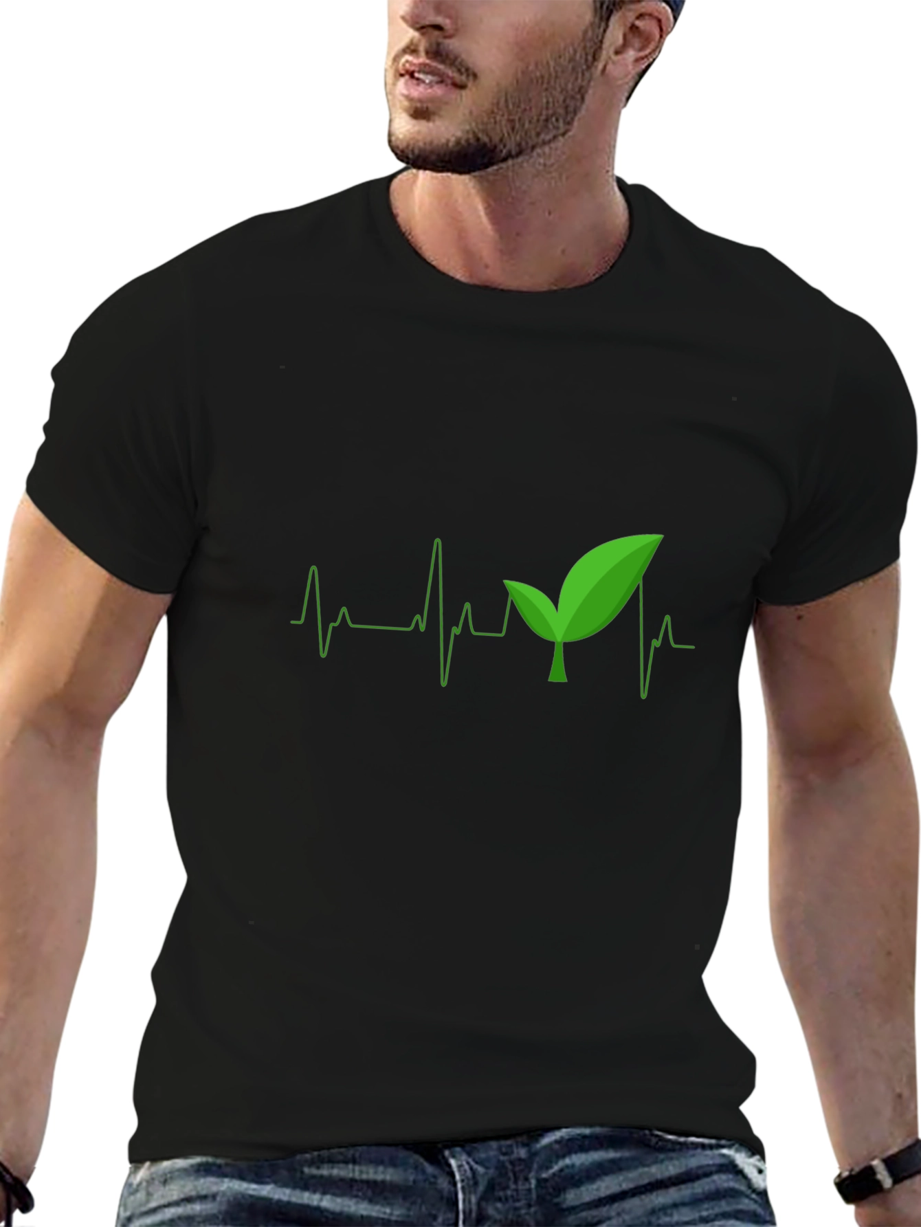 Nature Heartbeat T-Shirt - Eco Friendly Tee