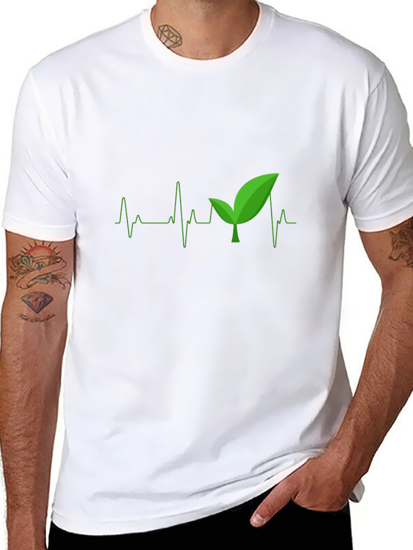 Nature Heartbeat T-Shirt - Eco Friendly Tee