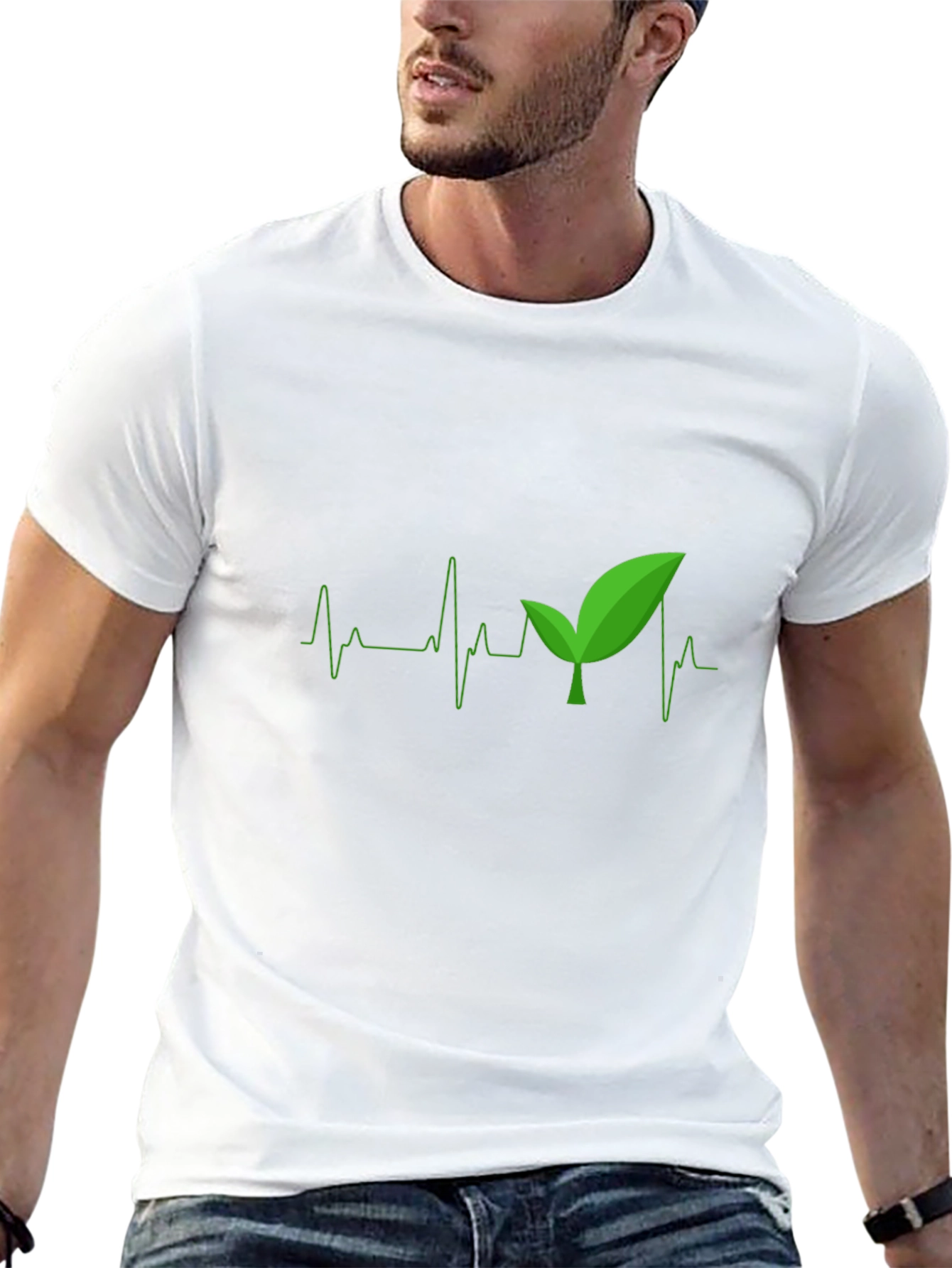 Nature Heartbeat T-Shirt - Eco Friendly Tee