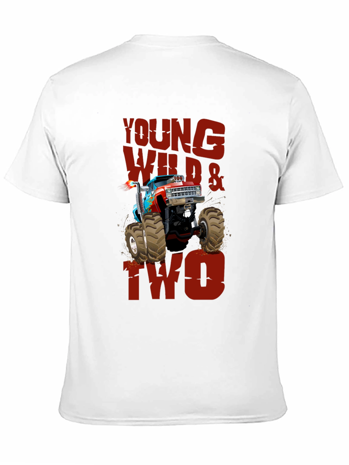 Young Wild & Two Monster Truck Tee