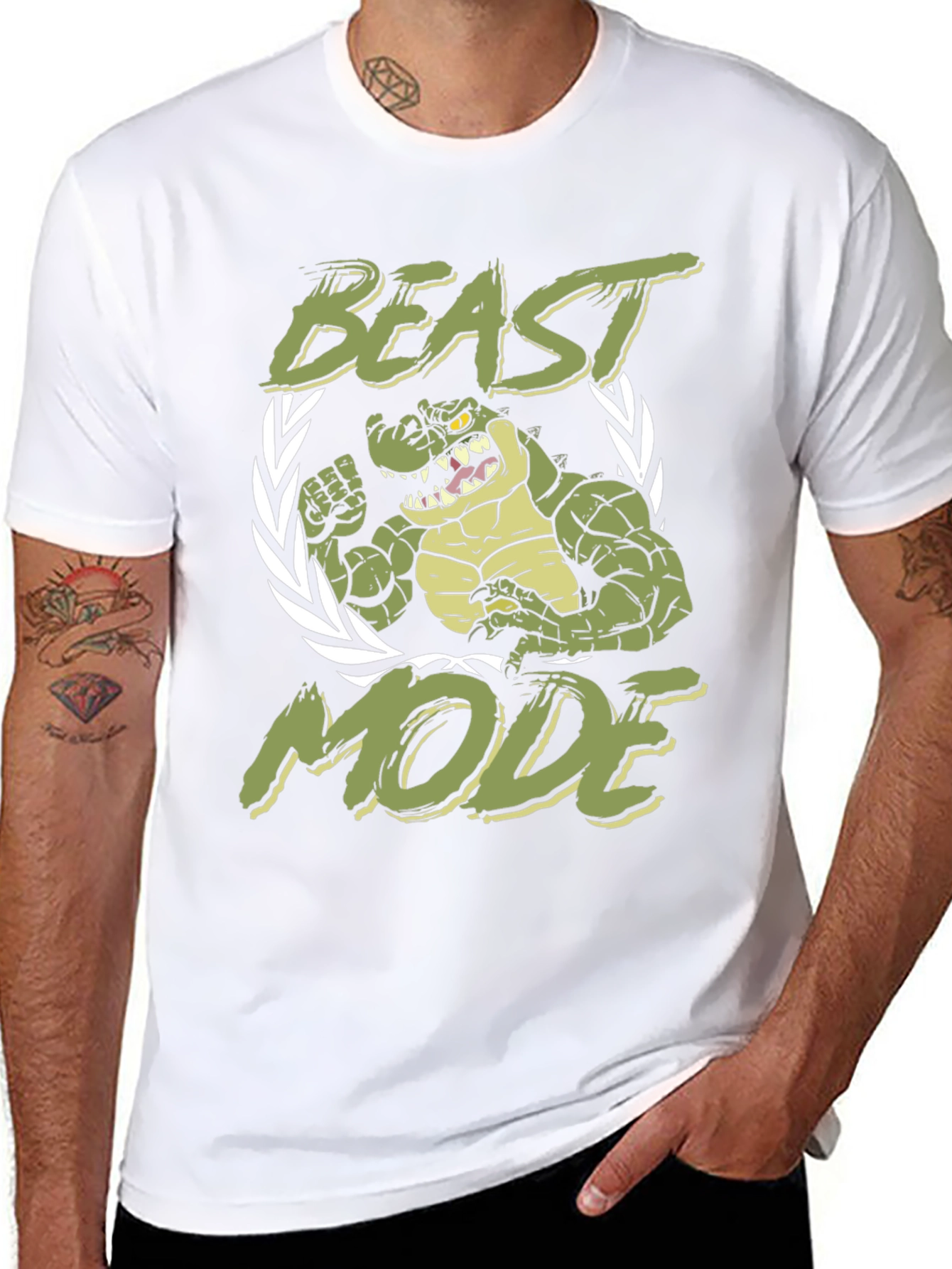 Beast Mode Alligator Graphic Tee