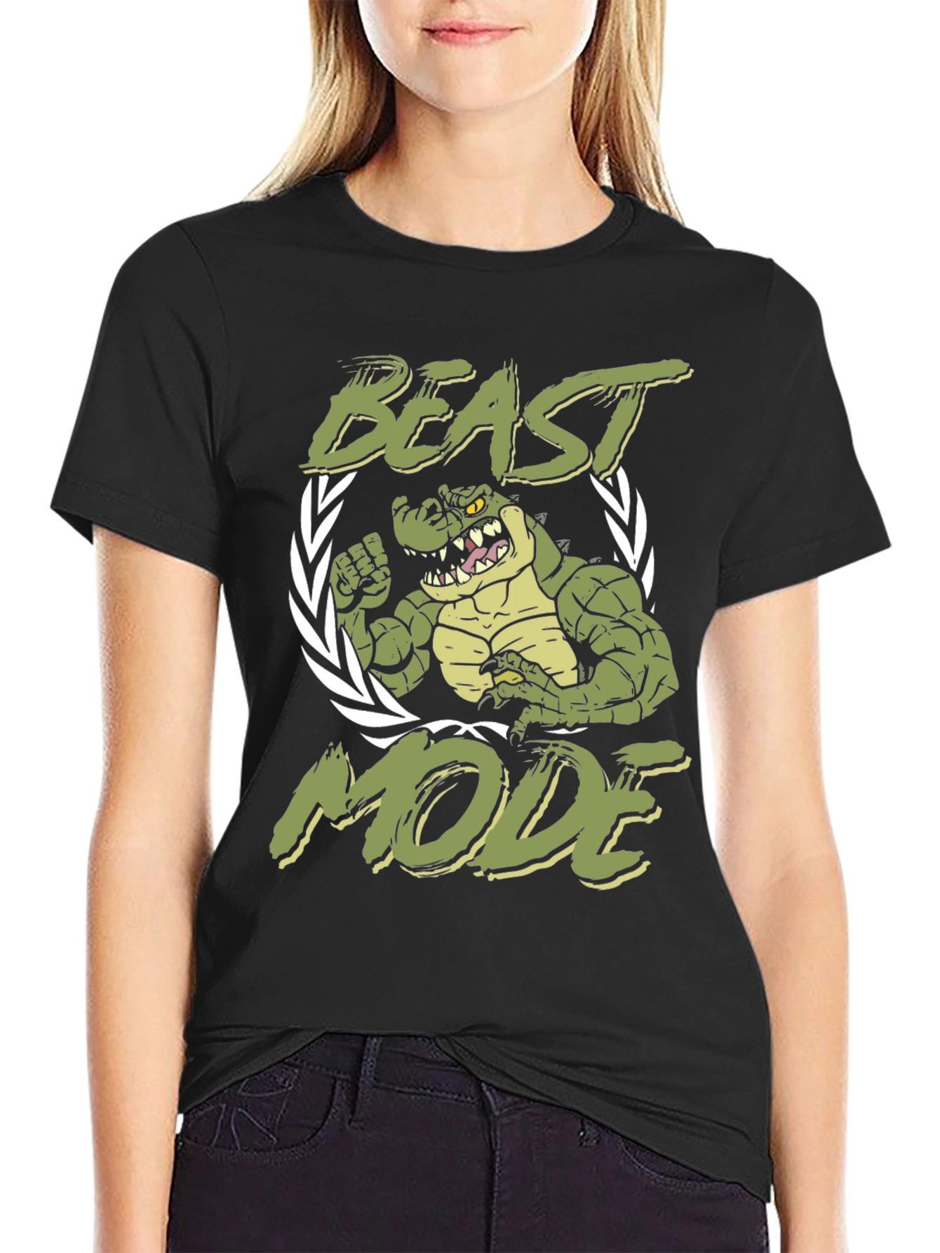 Beast Mode Alligator Graphic Tee