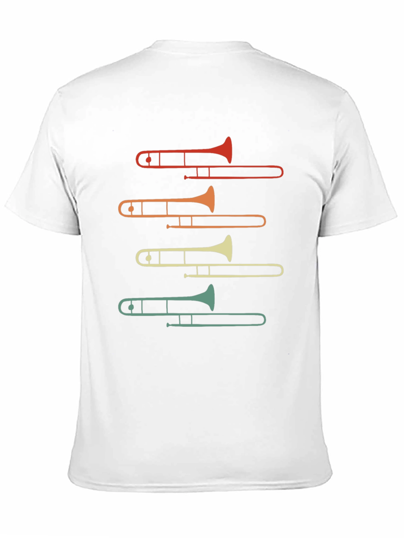Trombone Retro Music Lover Graphic Tee