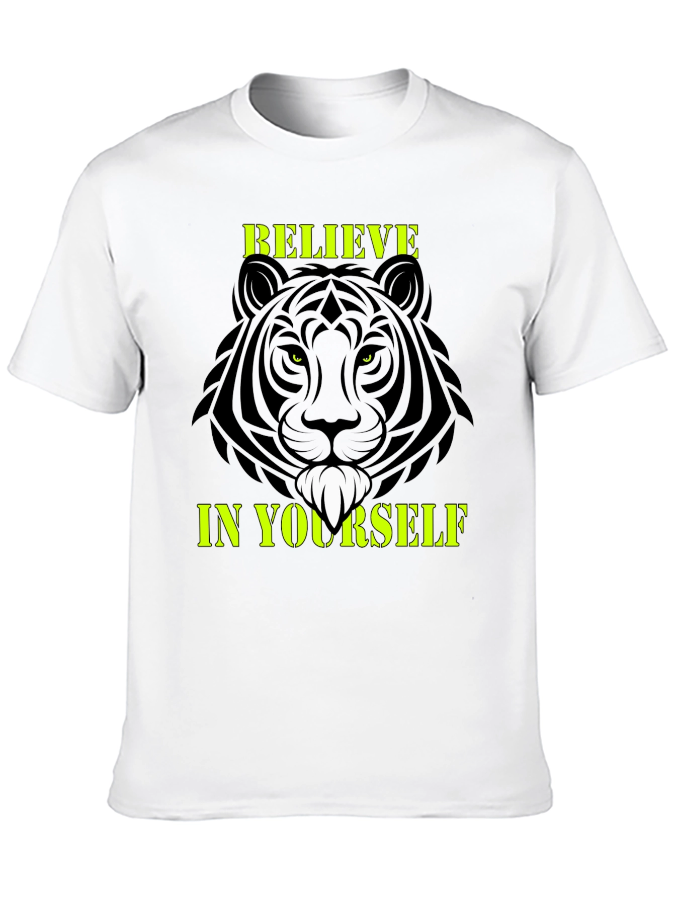 Believe In Yourself Graphic Tee Black T-Shirt