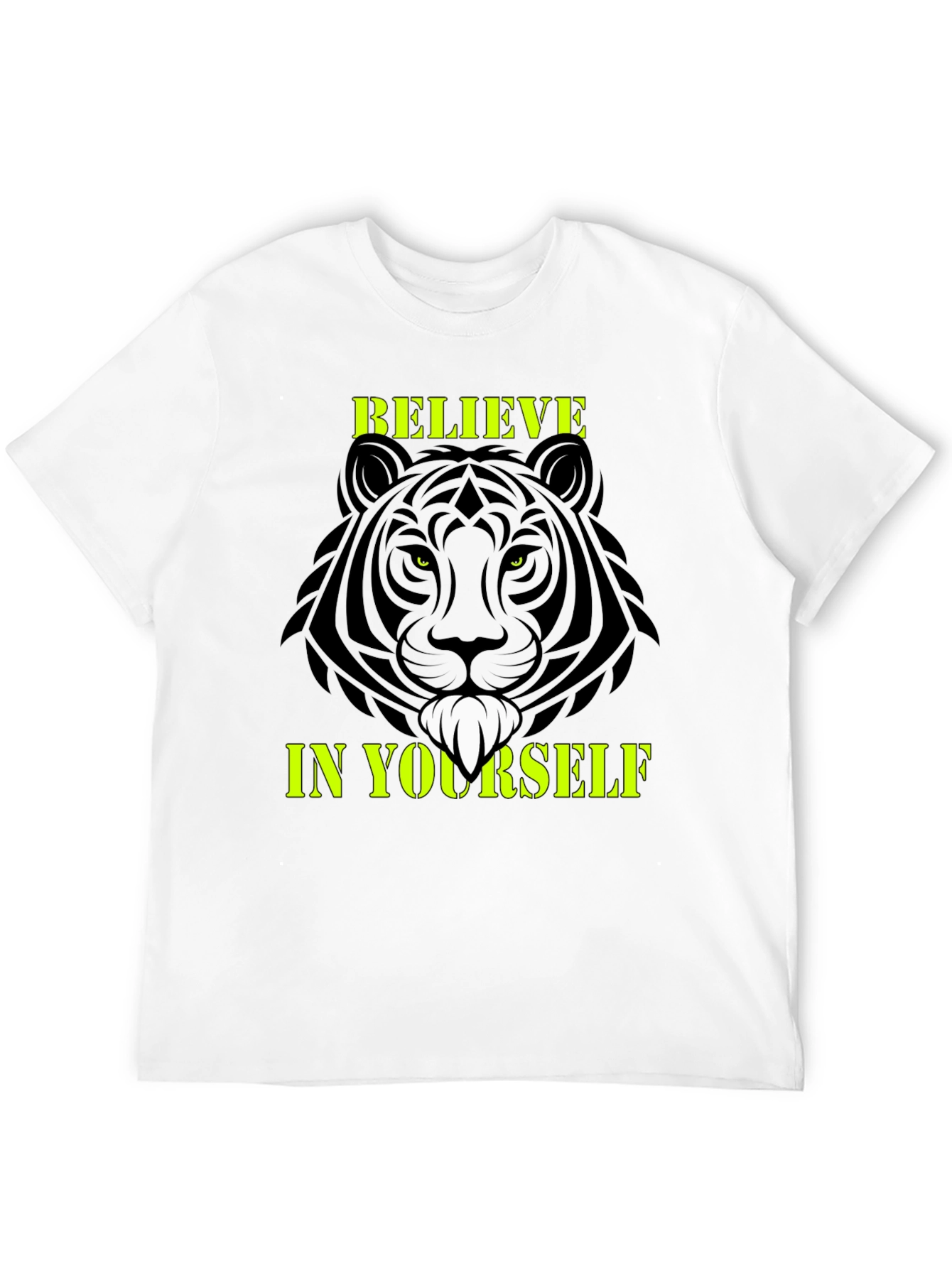 Believe In Yourself Graphic Tee Black T-Shirt