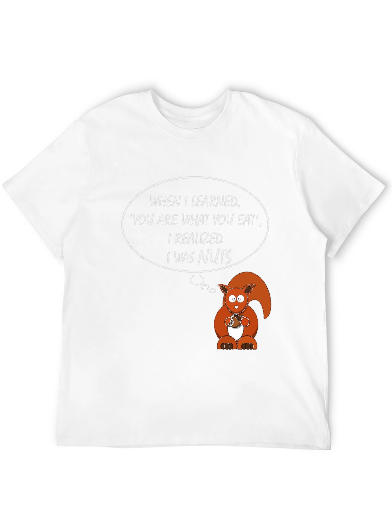 Funny Squirrel I Was Nuts Graphic T-Shirt