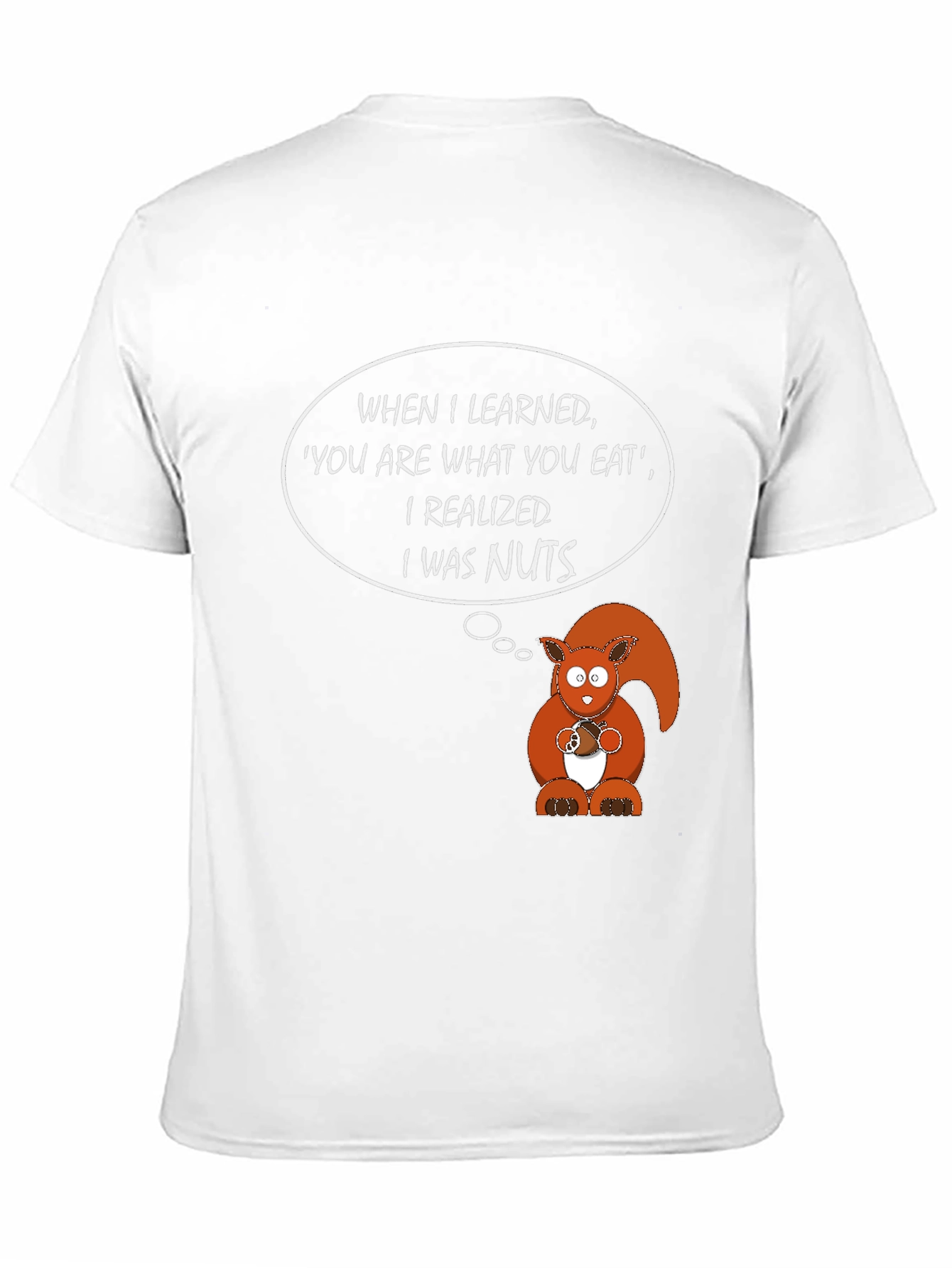 Funny Squirrel I Was Nuts Graphic T-Shirt