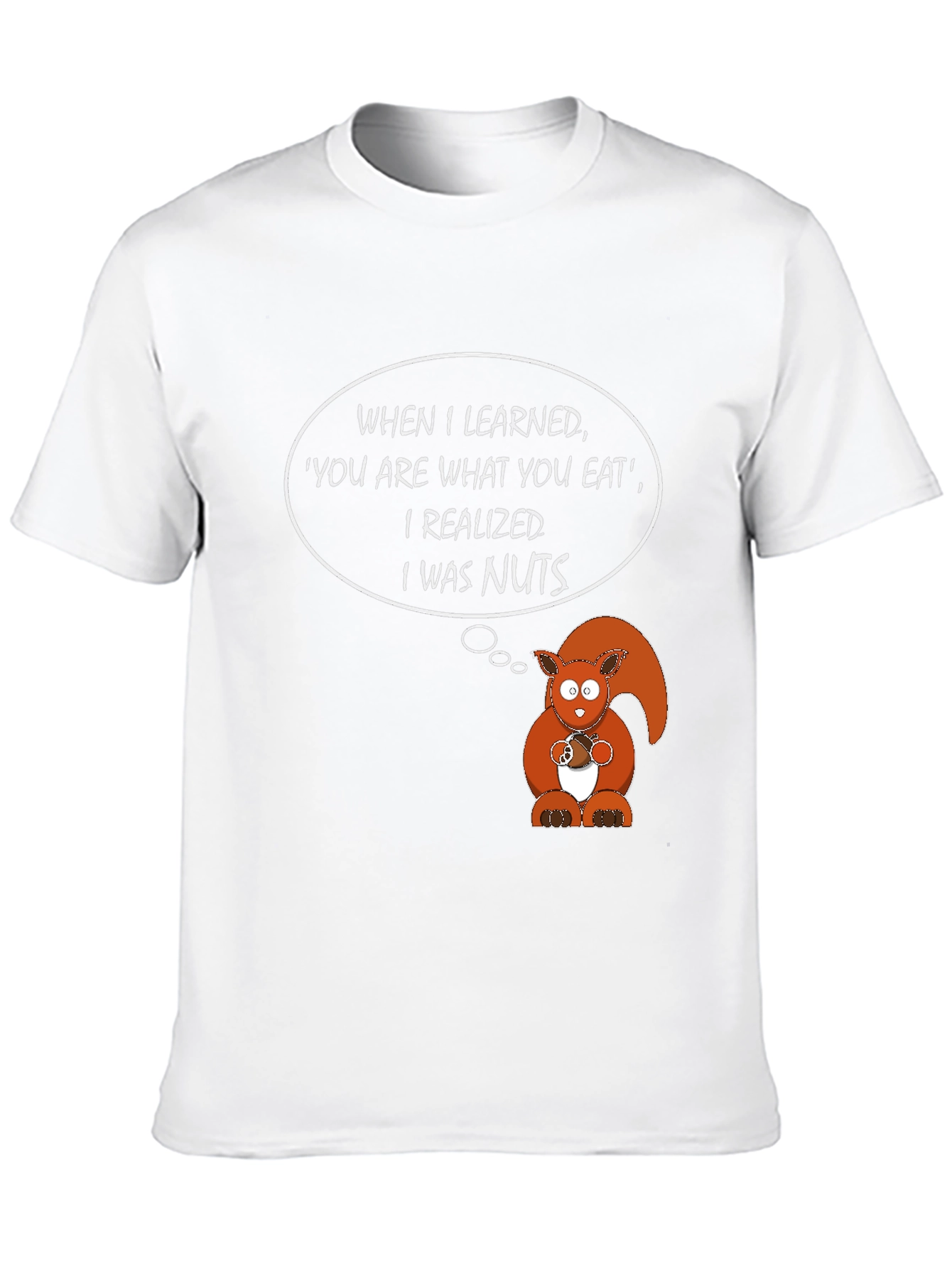Funny Squirrel I Was Nuts Graphic T-Shirt
