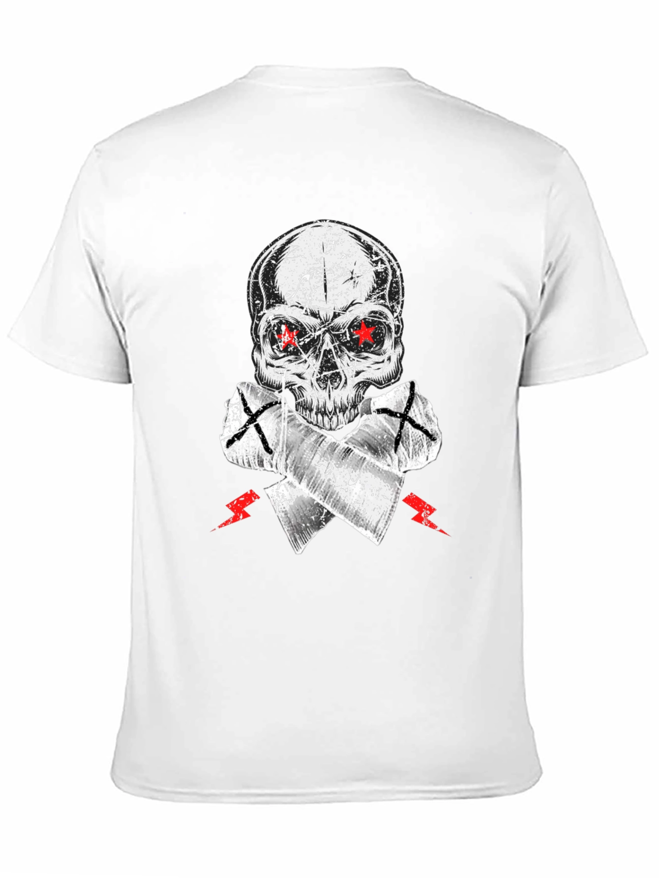 Skull & Crossed Axes Graphic Tee - Edgy Style