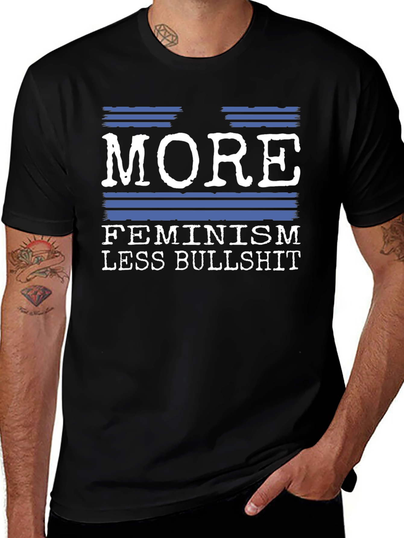 More Feminism Less Bullshit Graphic Tee