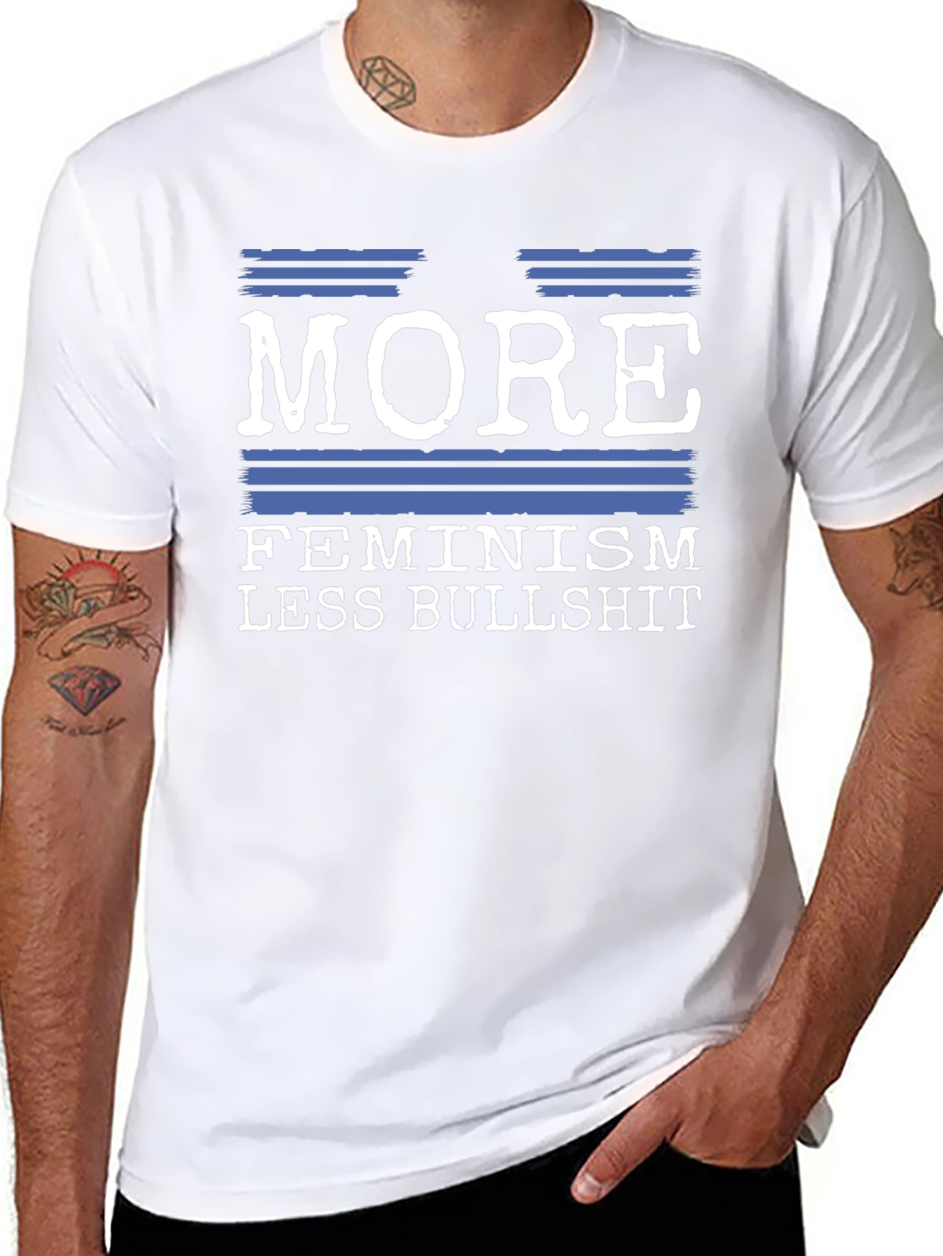 More Feminism Less Bullshit Graphic Tee