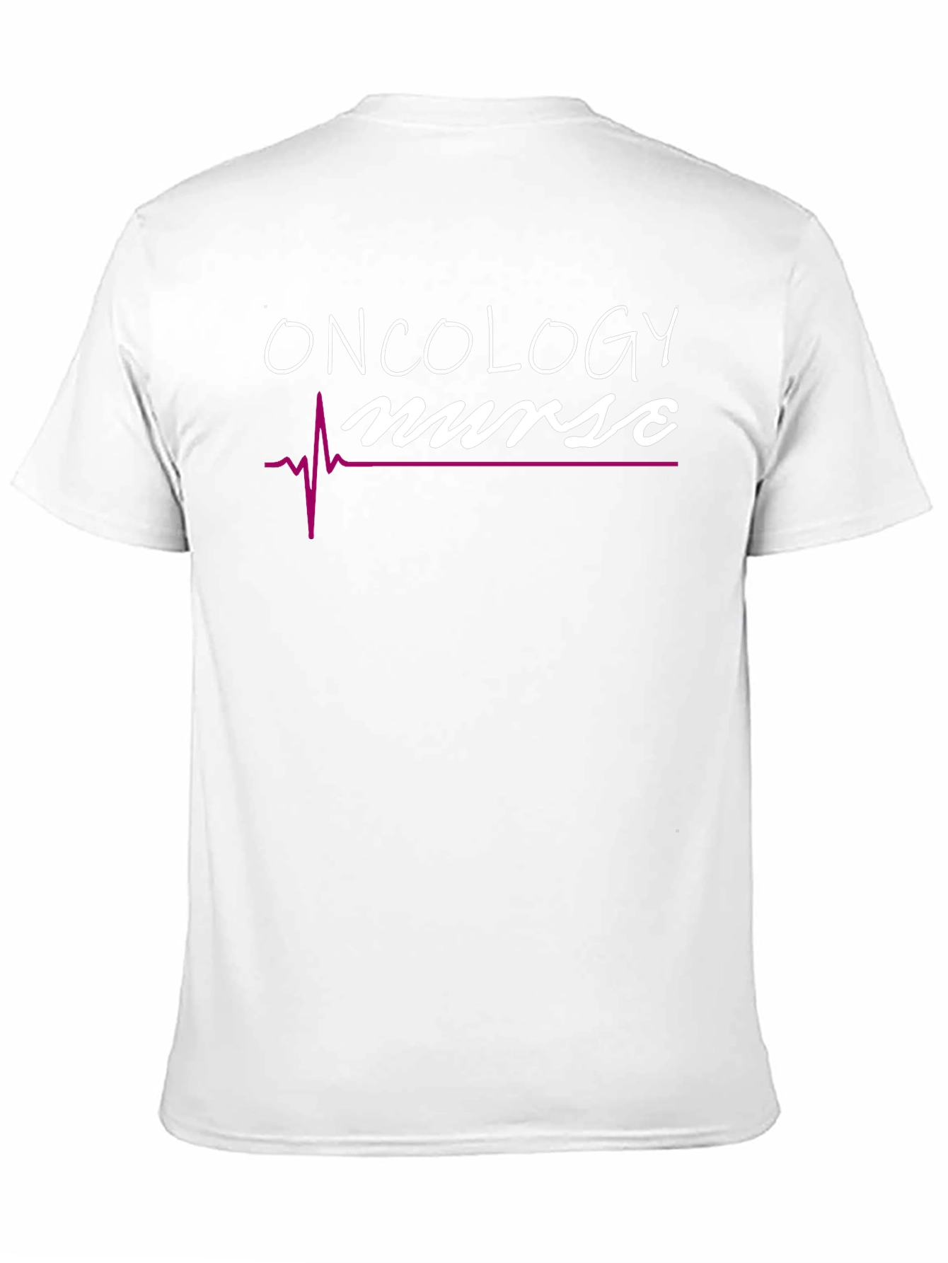 Oncology Nurse T-Shirt - Heartbeat Design