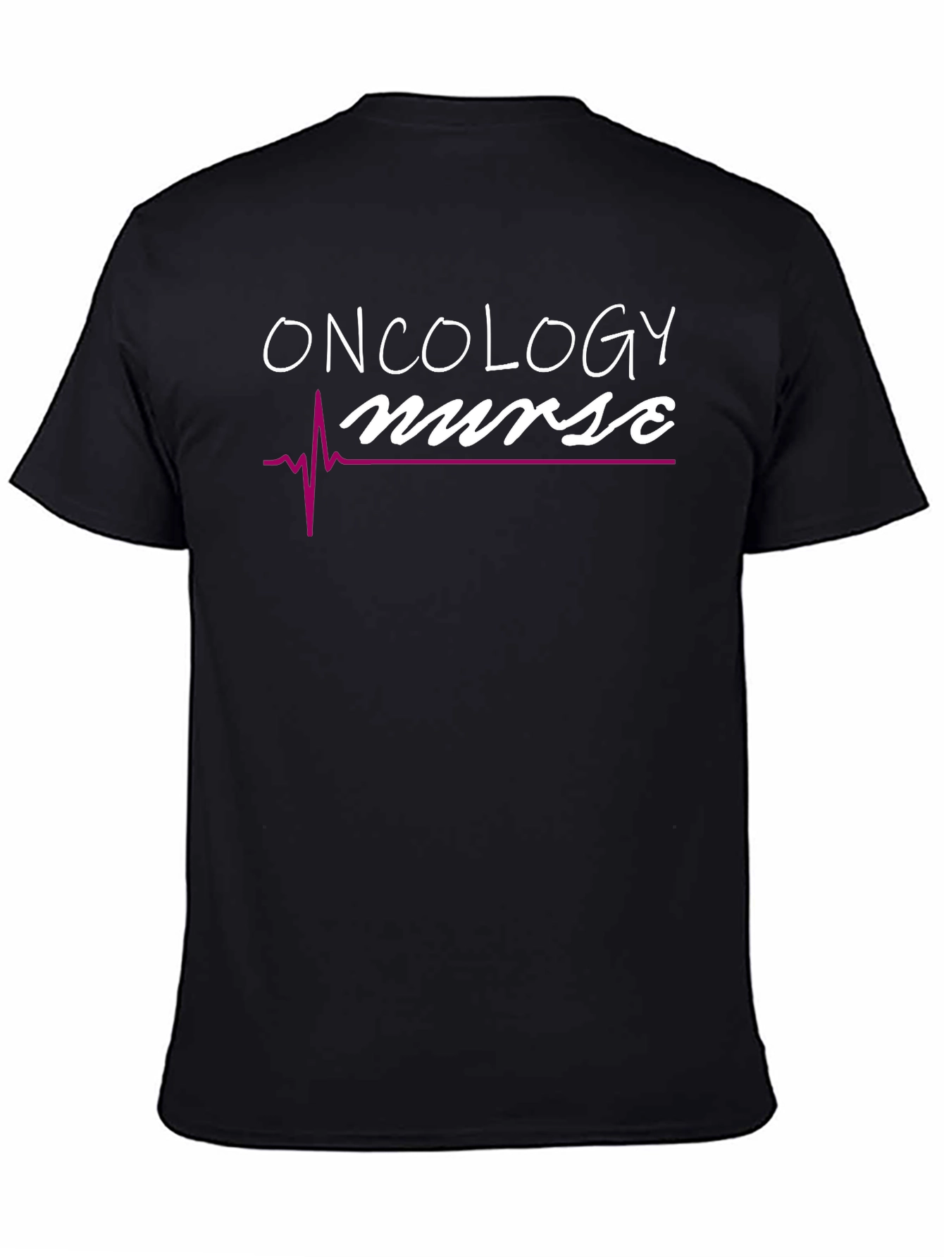 Oncology Nurse T-Shirt - Heartbeat Design