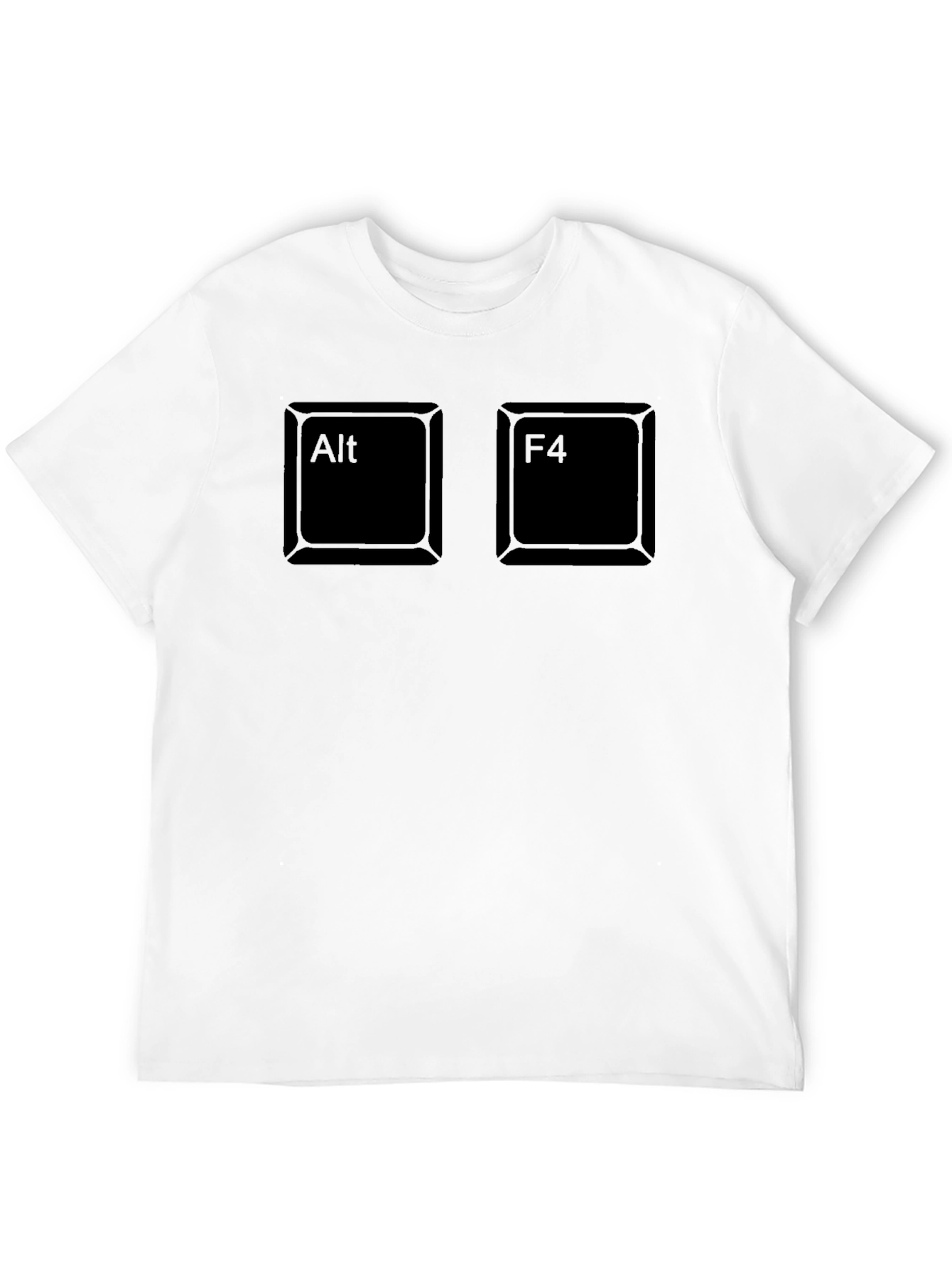 Alt+F4 Black T-Shirt - Shut Down in Style