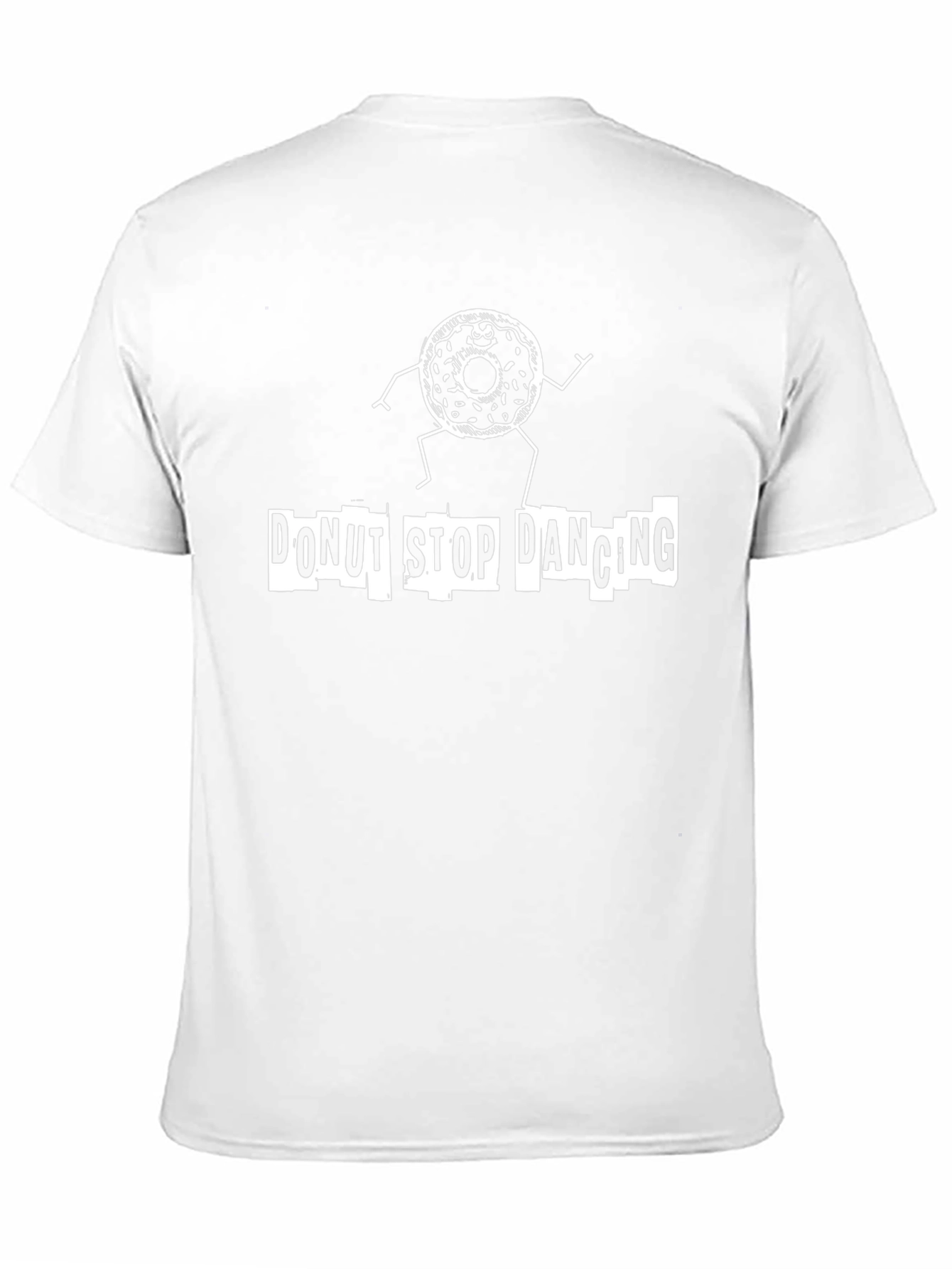Donut Stop Dancing Graphic T-Shirt - Black