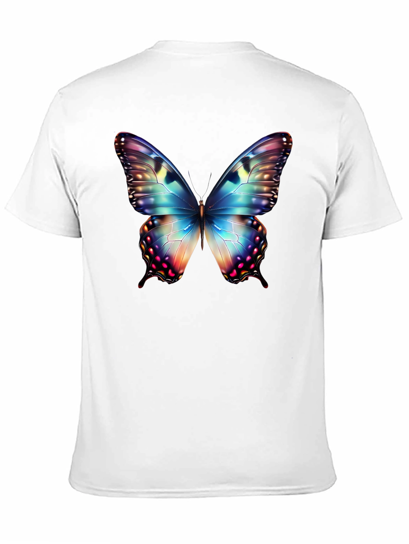 Butterfly Graphic Black T-Shirt