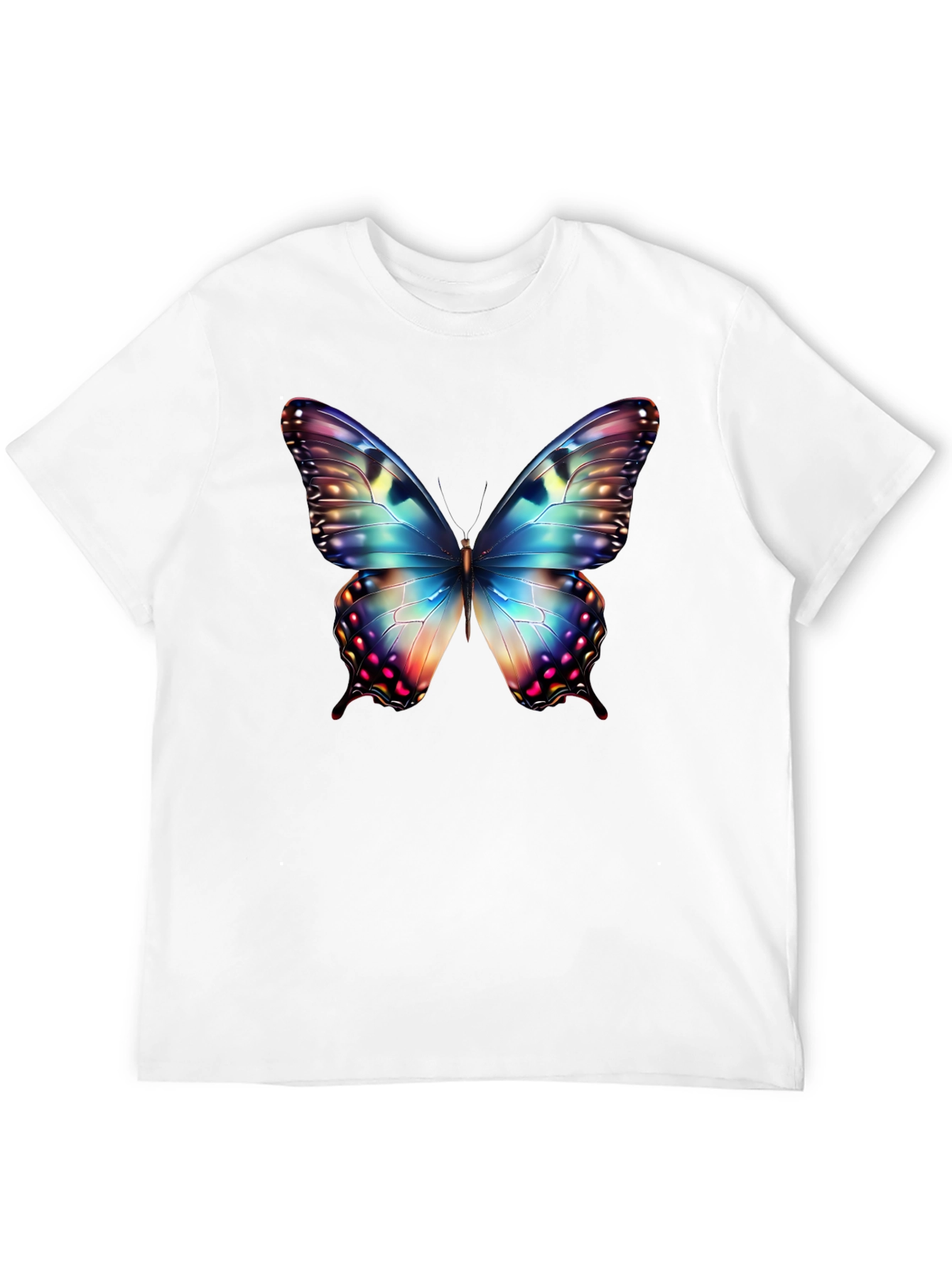 Butterfly Graphic Black T-Shirt