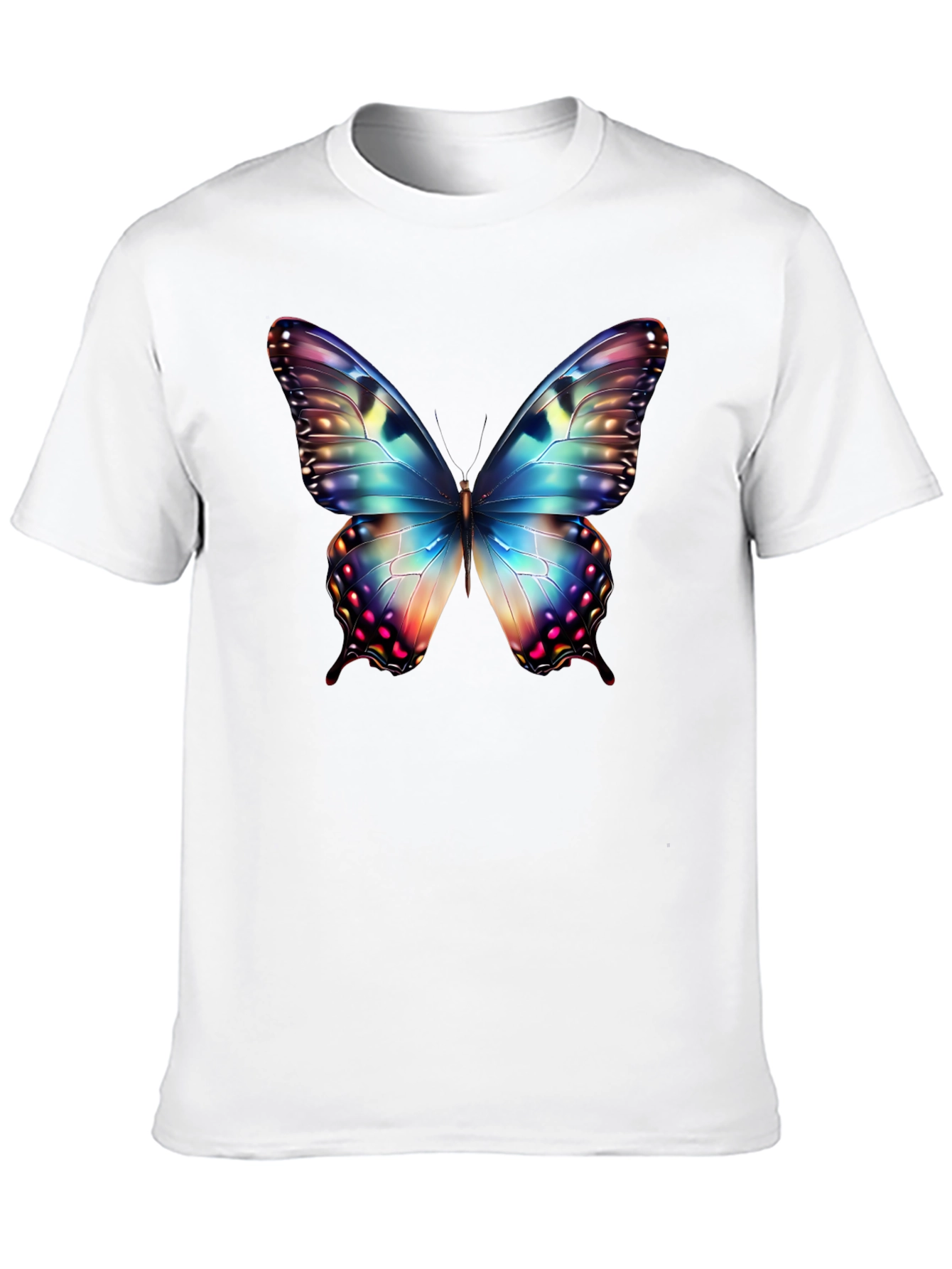Butterfly Graphic Black T-Shirt