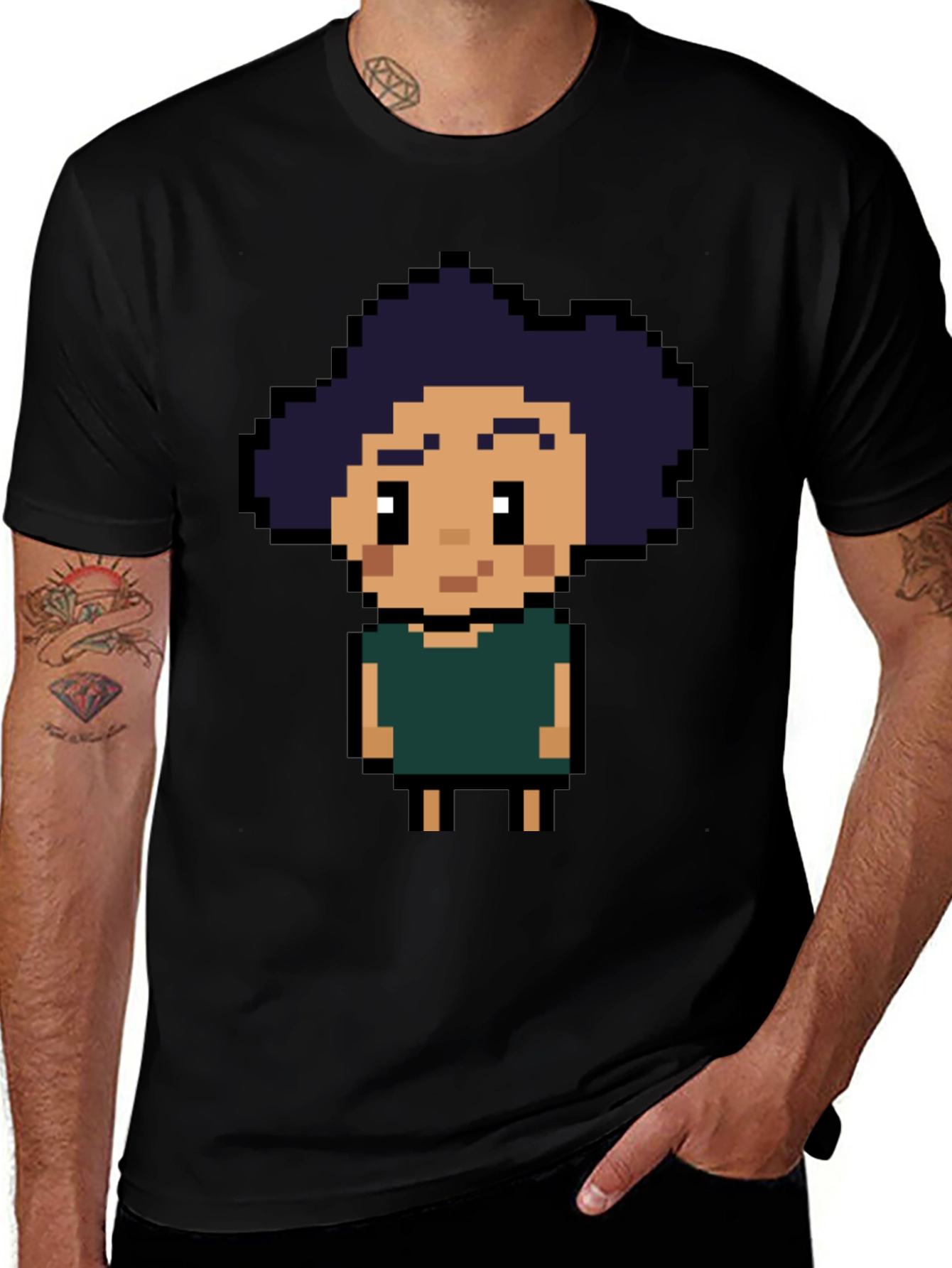 Pixel Art T-Shirt - Retro Gaming Style