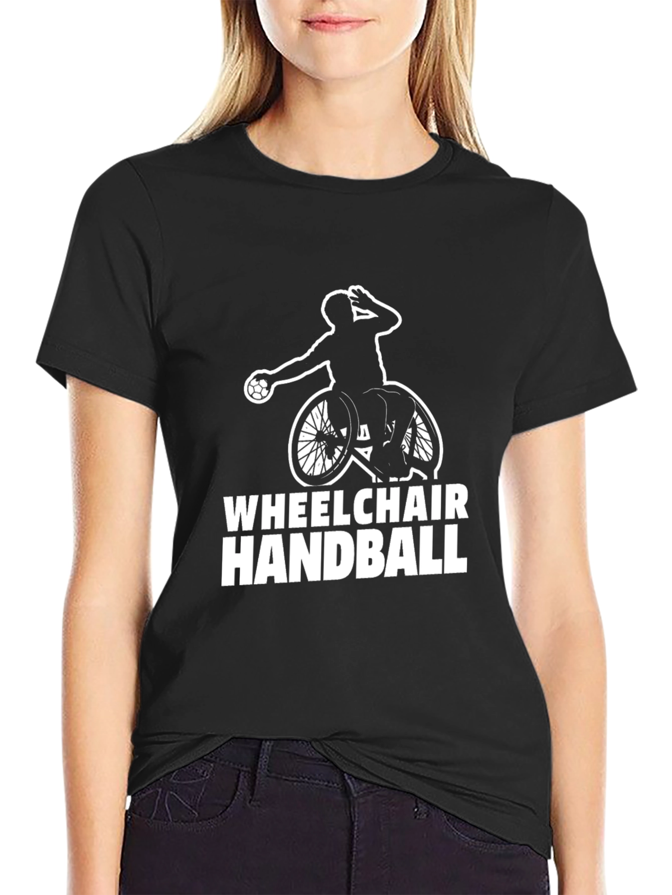 Wheelchair Handball T-Shirt - Adaptive Sports Graphic Tee