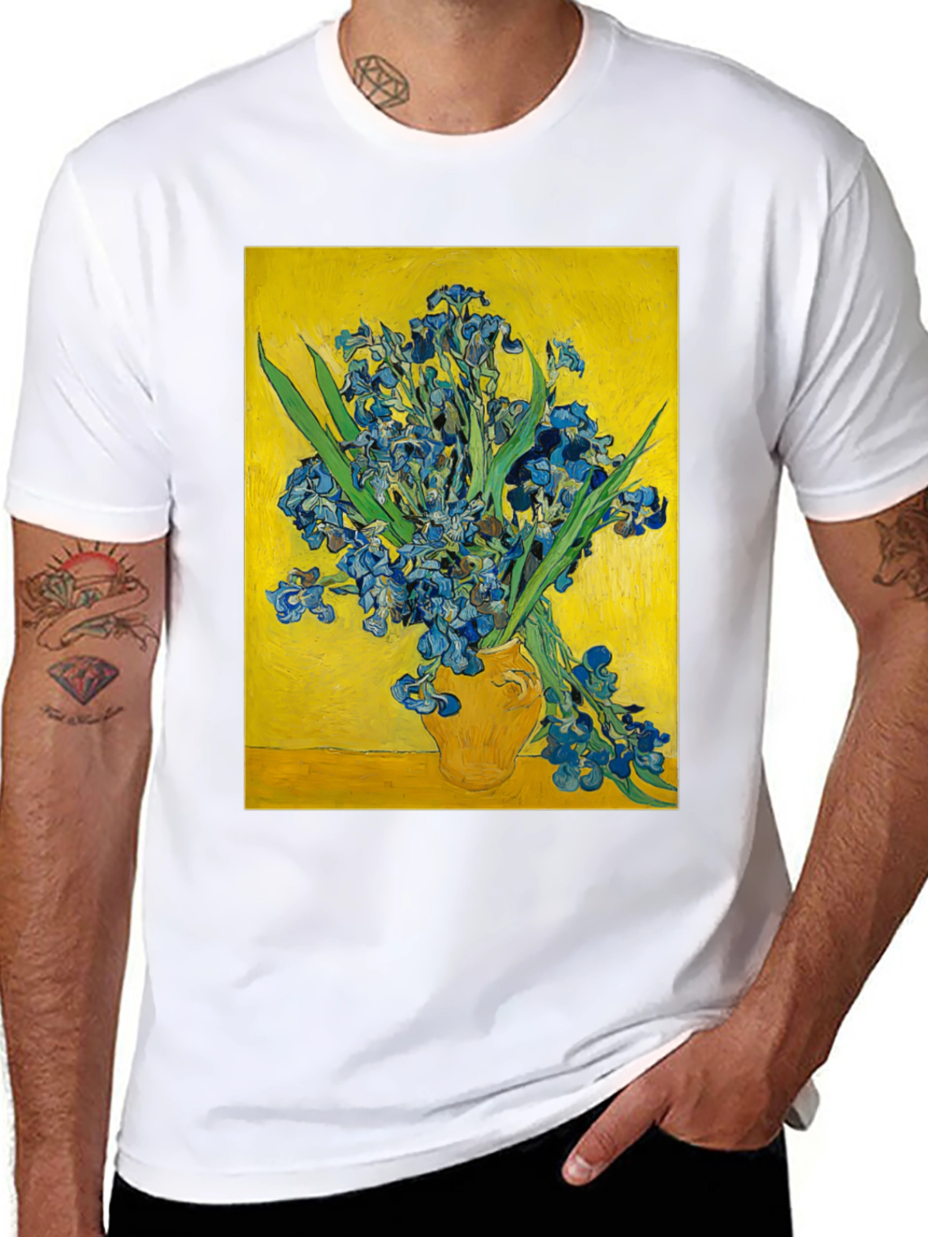 Floral Art Graphic T-Shirt