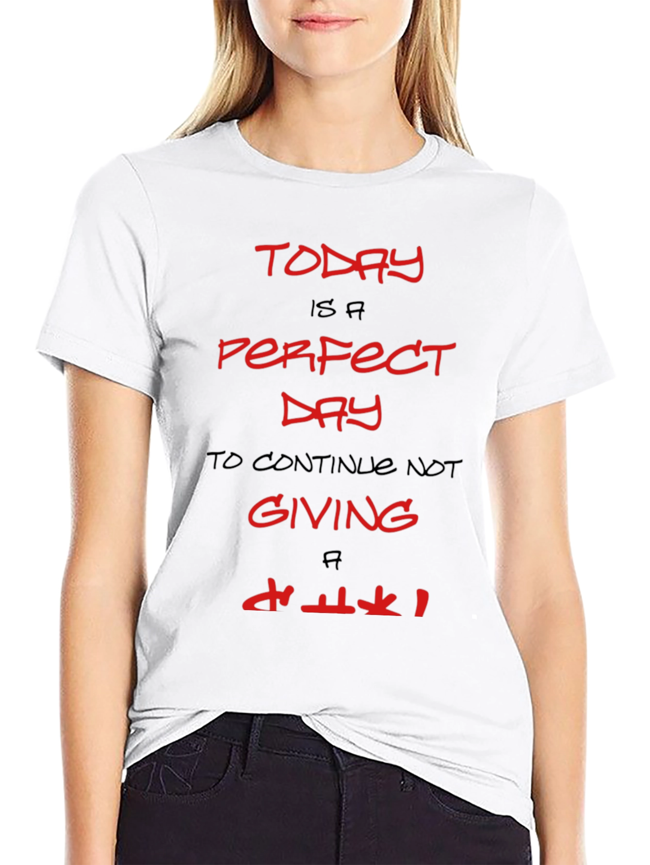 Today is a Perfect Day Graphic Tee - Black