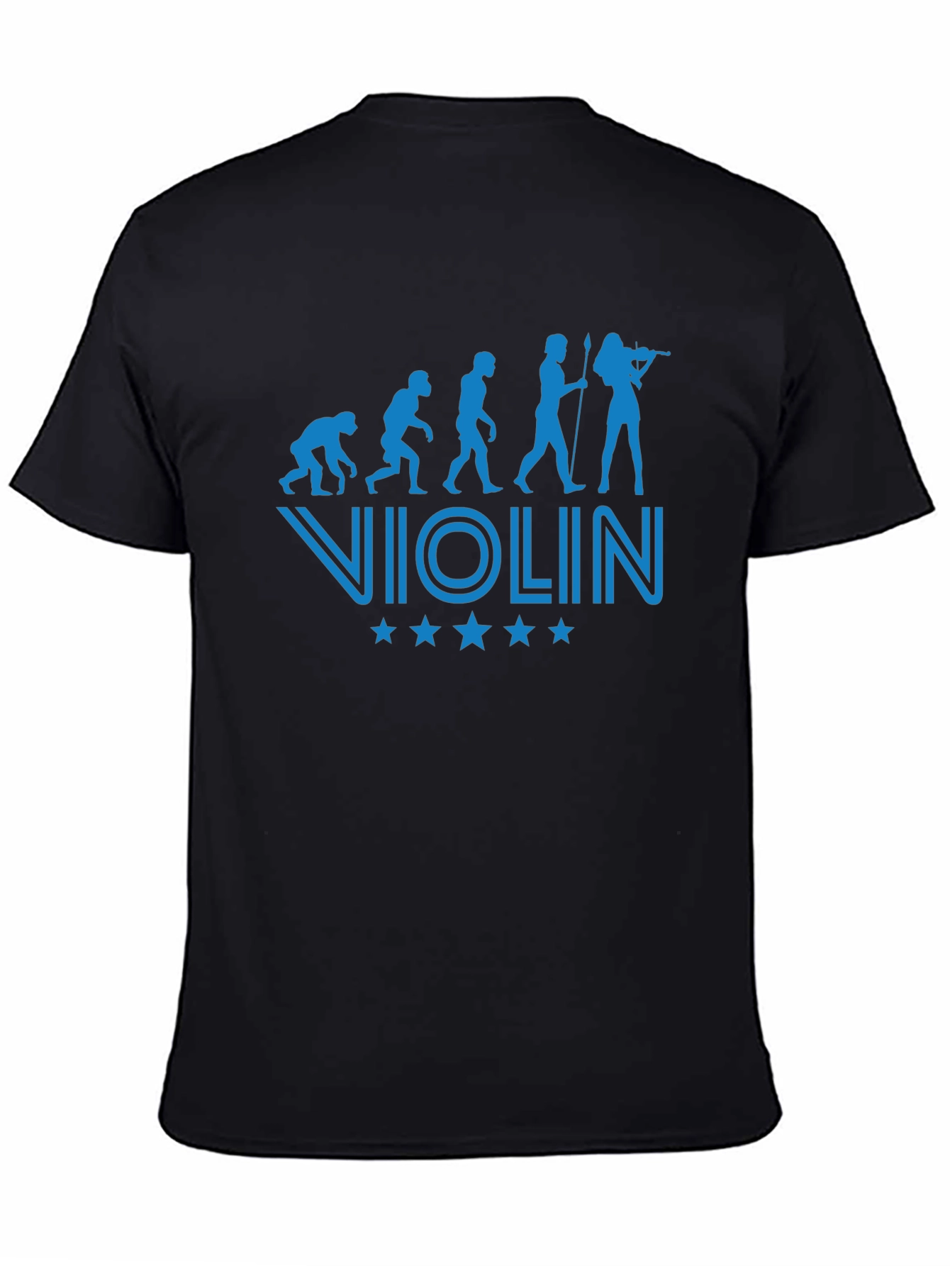 Evolution of Violinist T-Shirt - Black