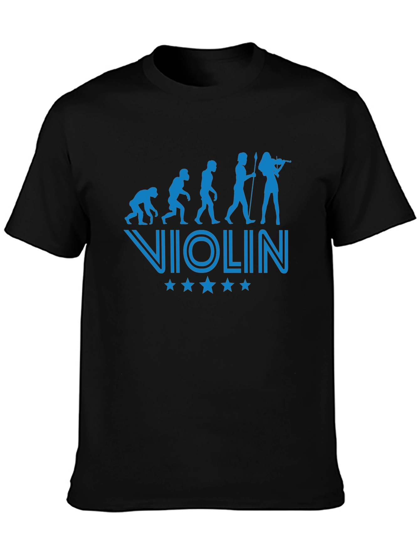 Evolution of Violinist T-Shirt - Black