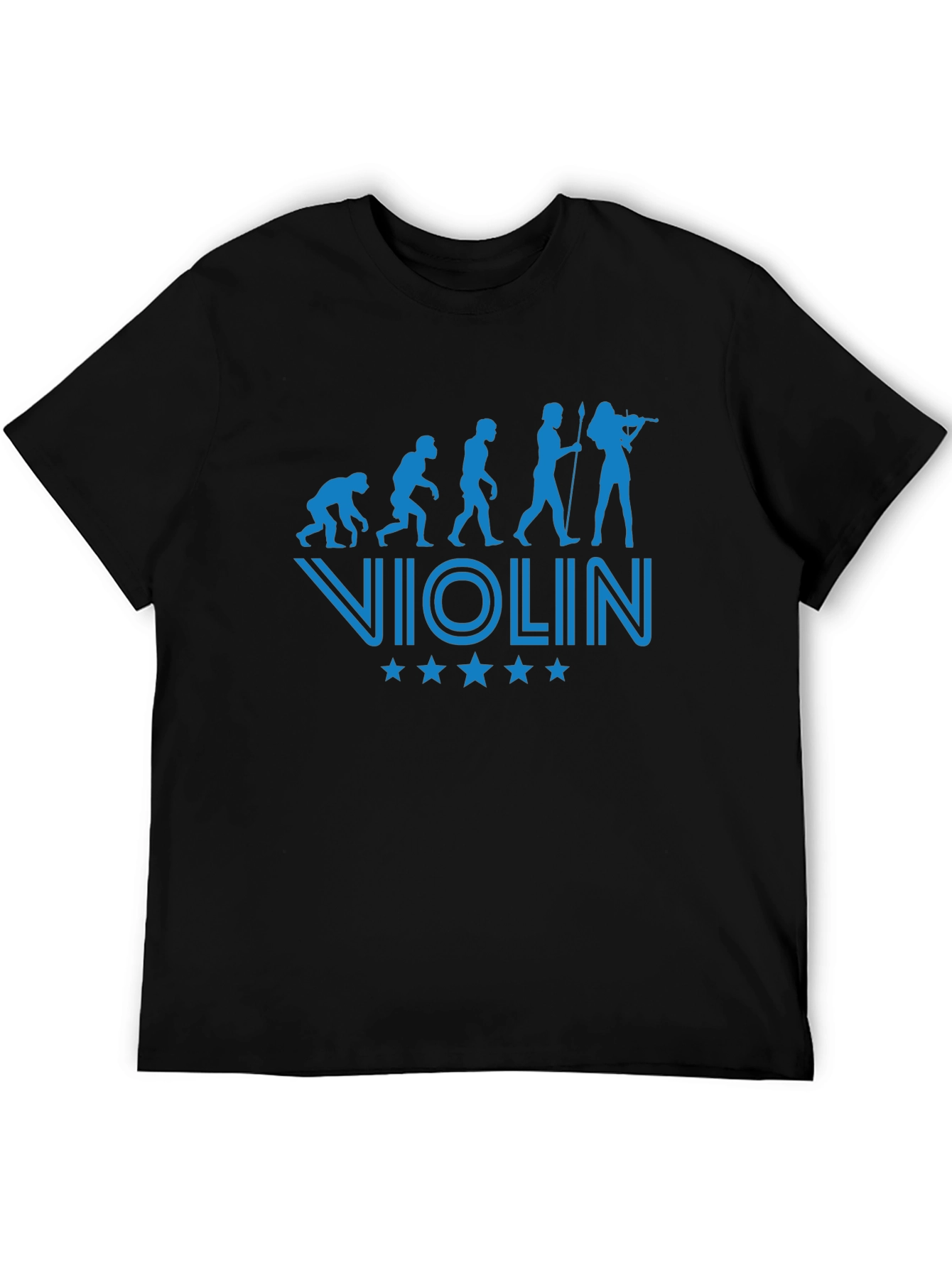 Evolution of Violinist T-Shirt - Black